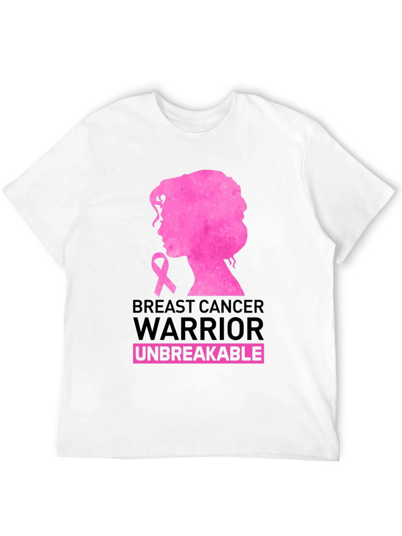 Breast Cancer Warrior T-Shirt - Unbreakable Womens Tee