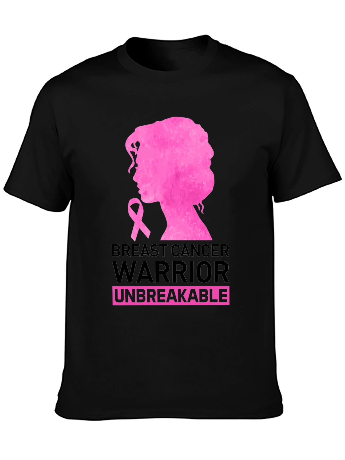 Breast Cancer Warrior T-Shirt - Unbreakable Womens Tee