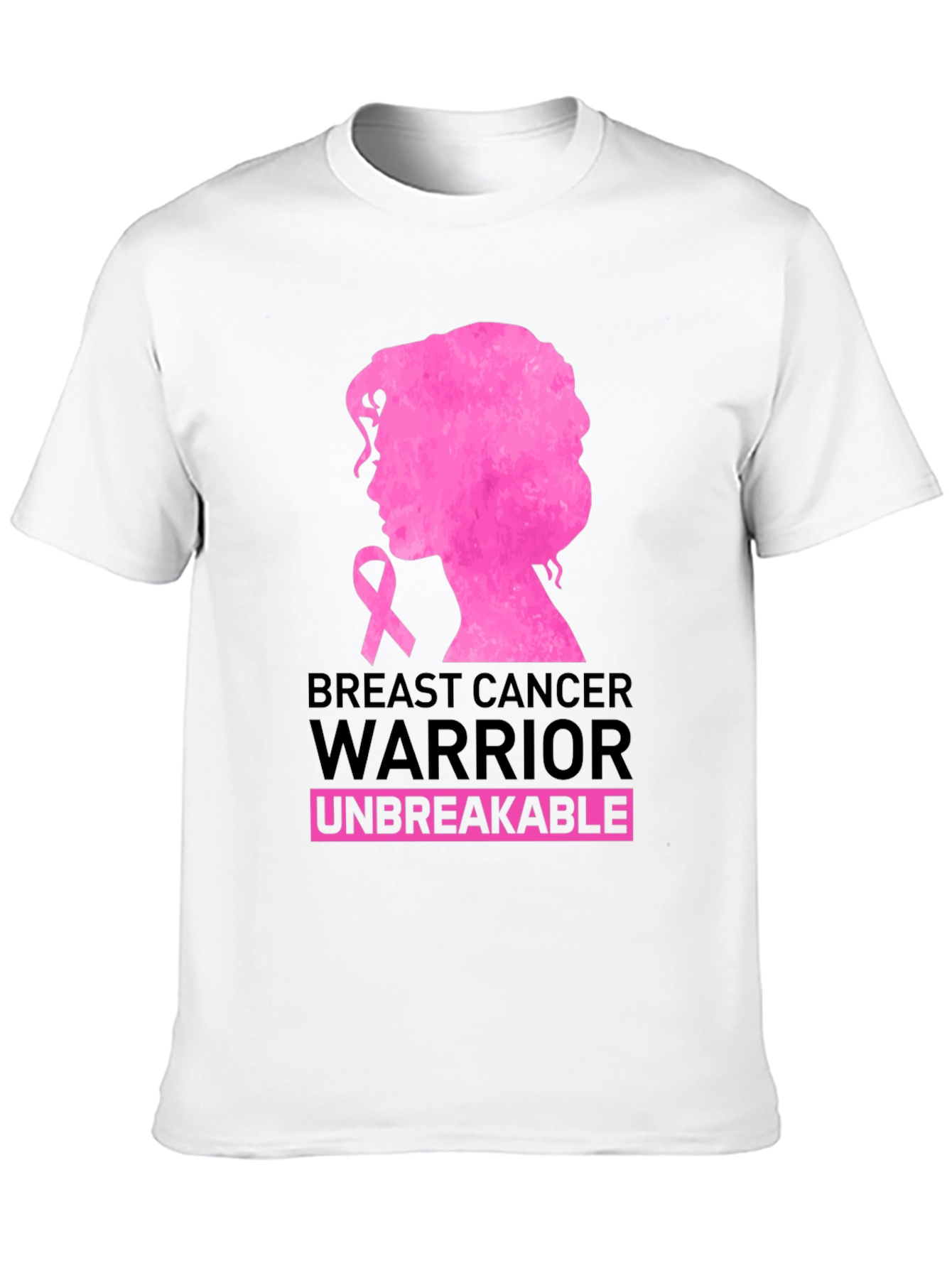 Breast Cancer Warrior T-Shirt - Unbreakable Womens Tee