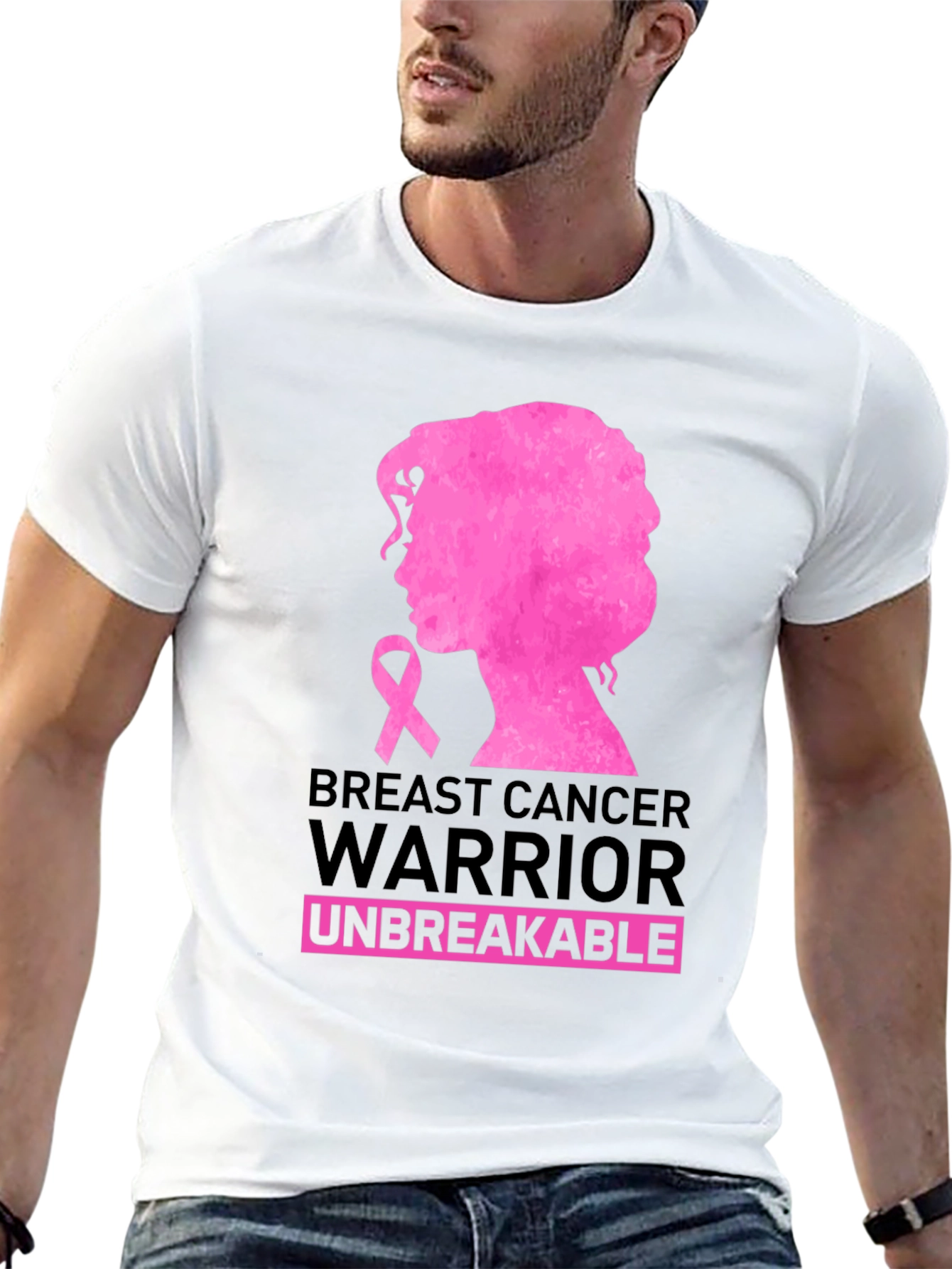 Breast Cancer Warrior T-Shirt - Unbreakable Womens Tee