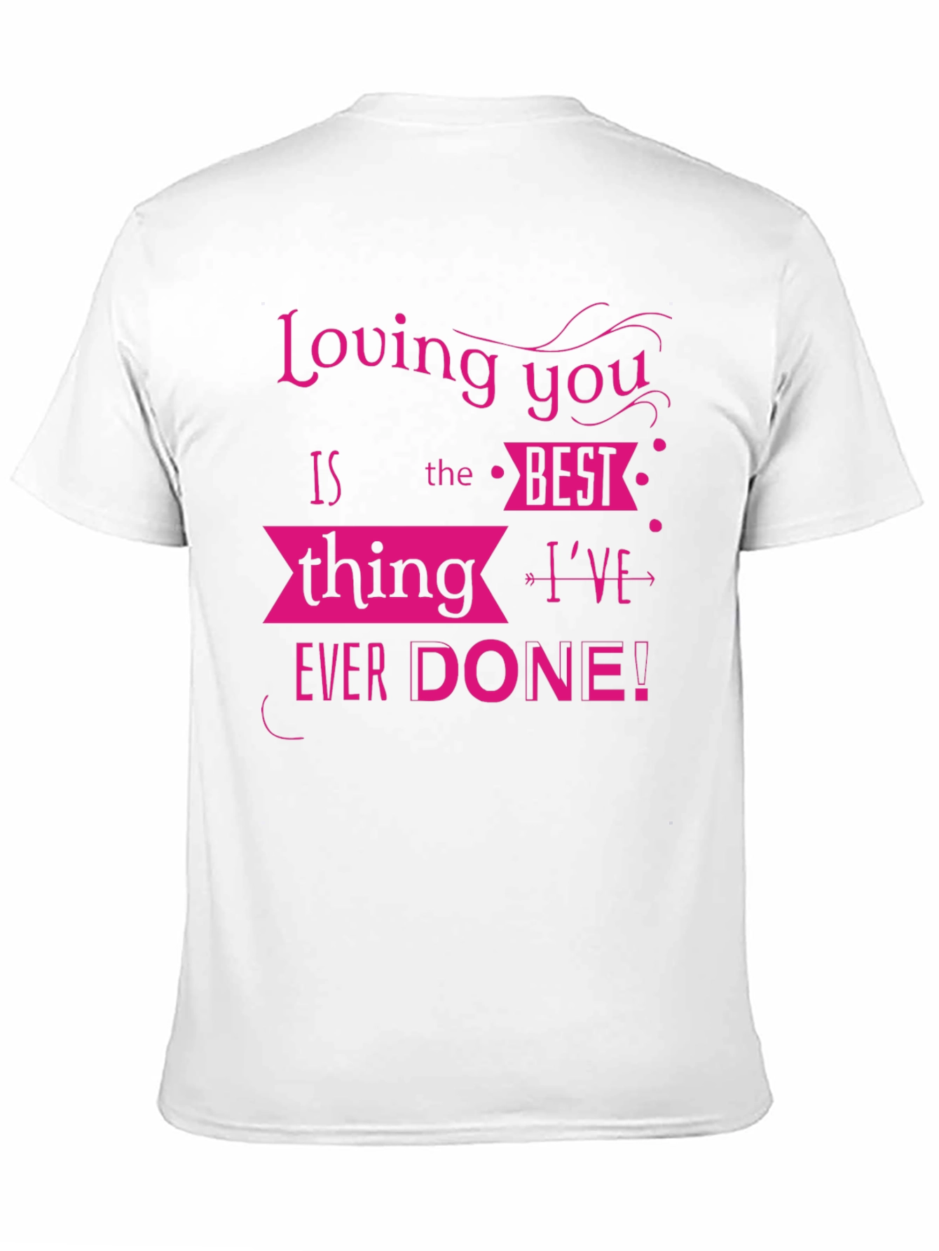 Loving You T-Shirt - Black Novelty Tee