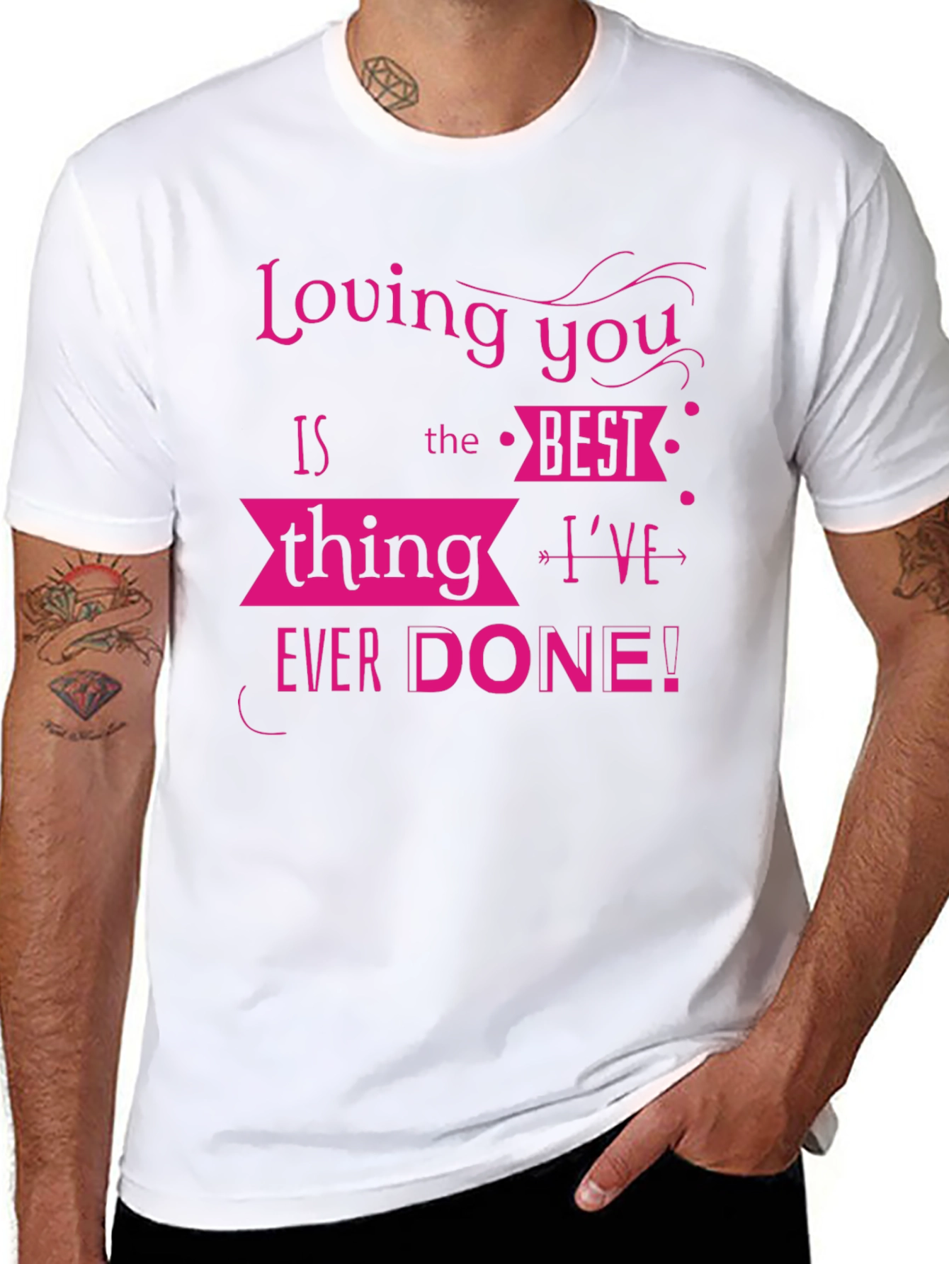 Loving You T-Shirt - Black Novelty Tee