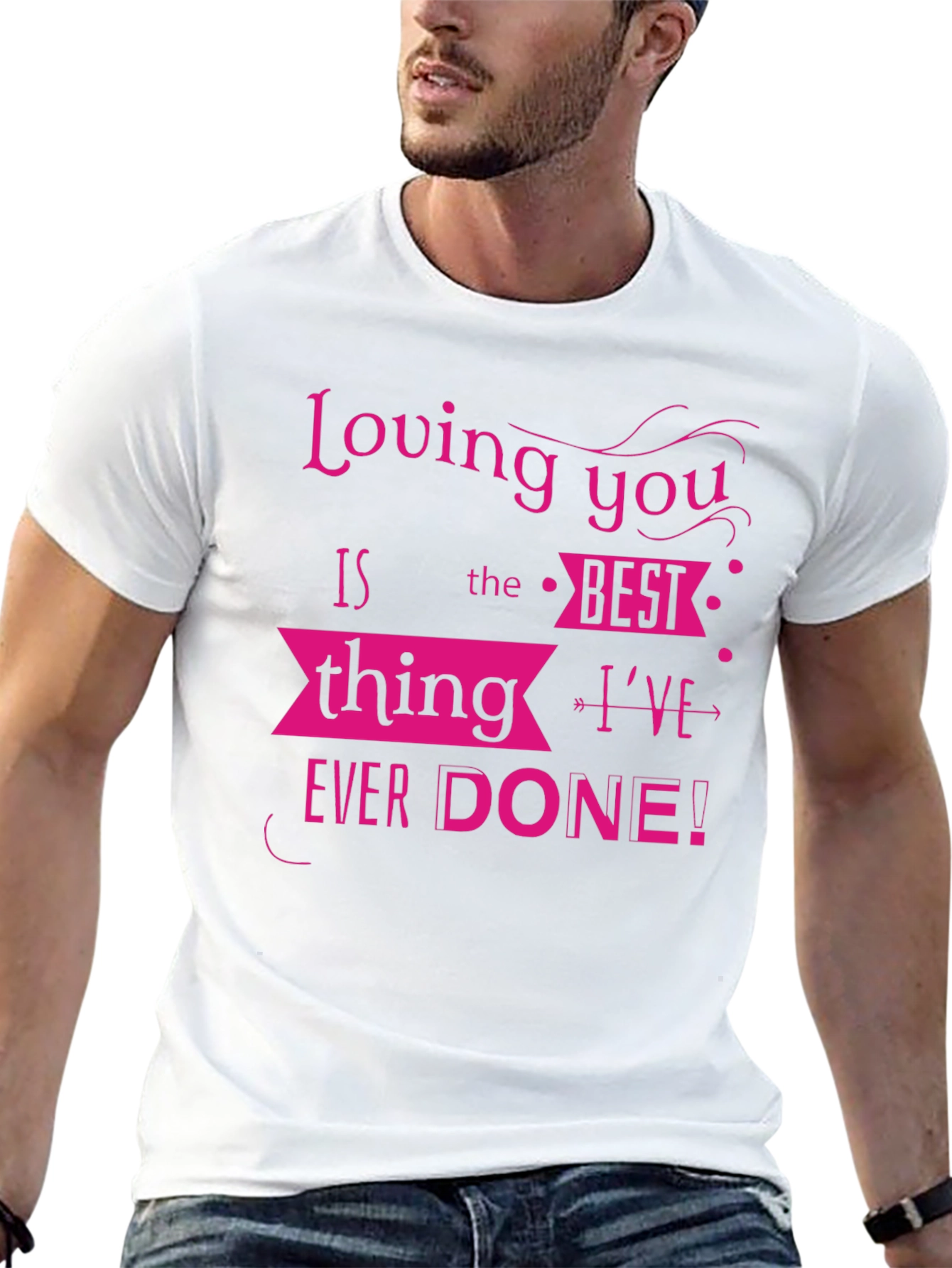 Loving You T-Shirt - Black Novelty Tee