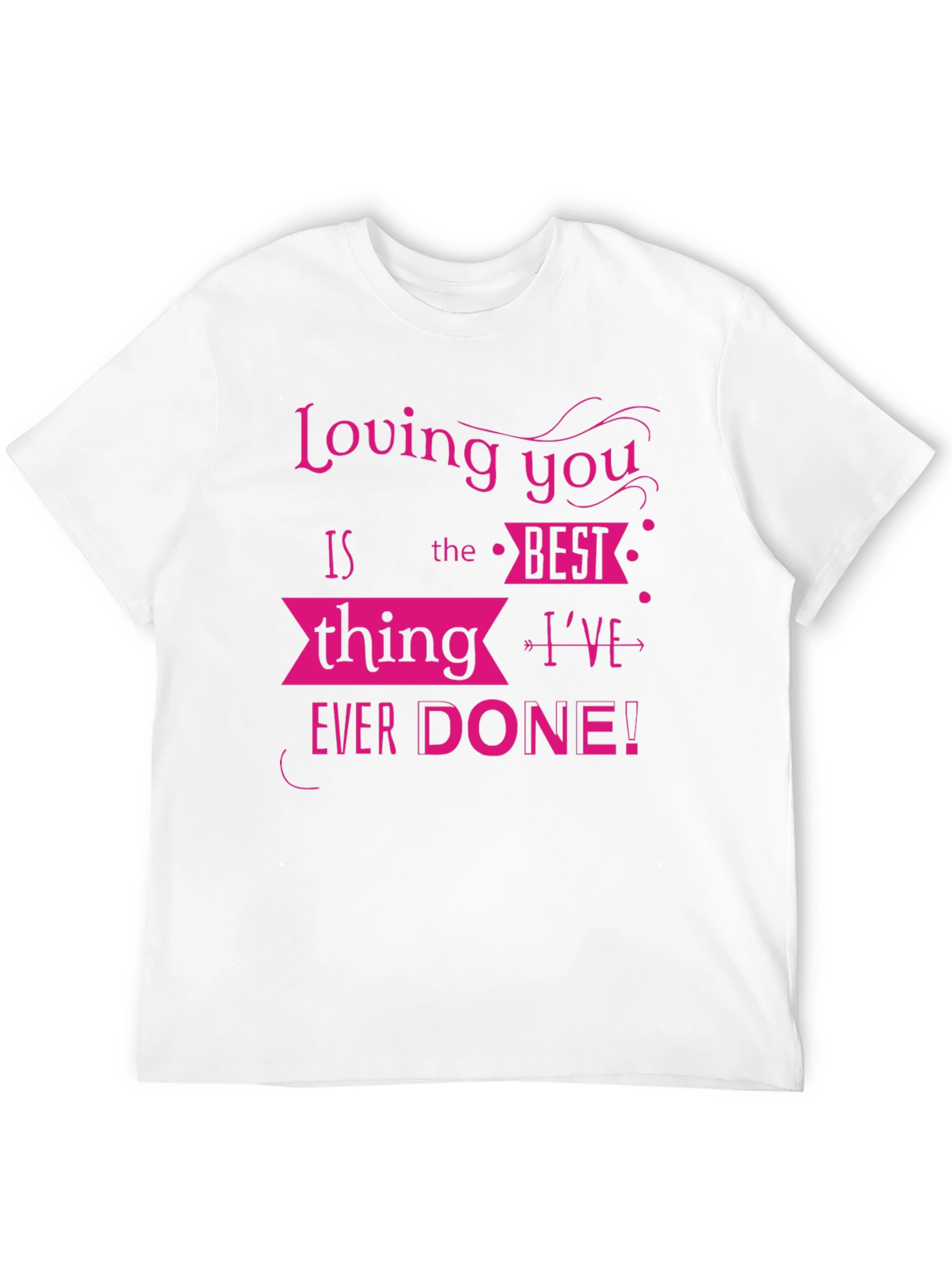 Loving You T-Shirt - Black Novelty Tee