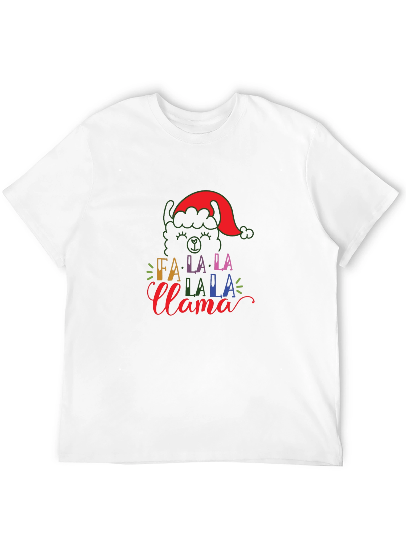 Festive Fa La La Llama Holiday T-Shirt