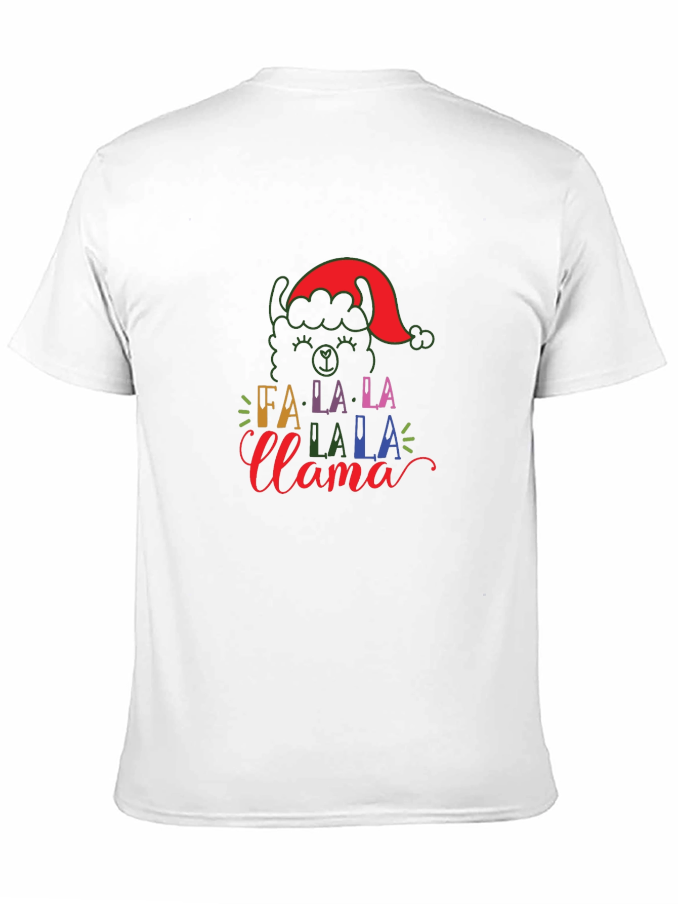 Festive Fa La La Llama Holiday T-Shirt