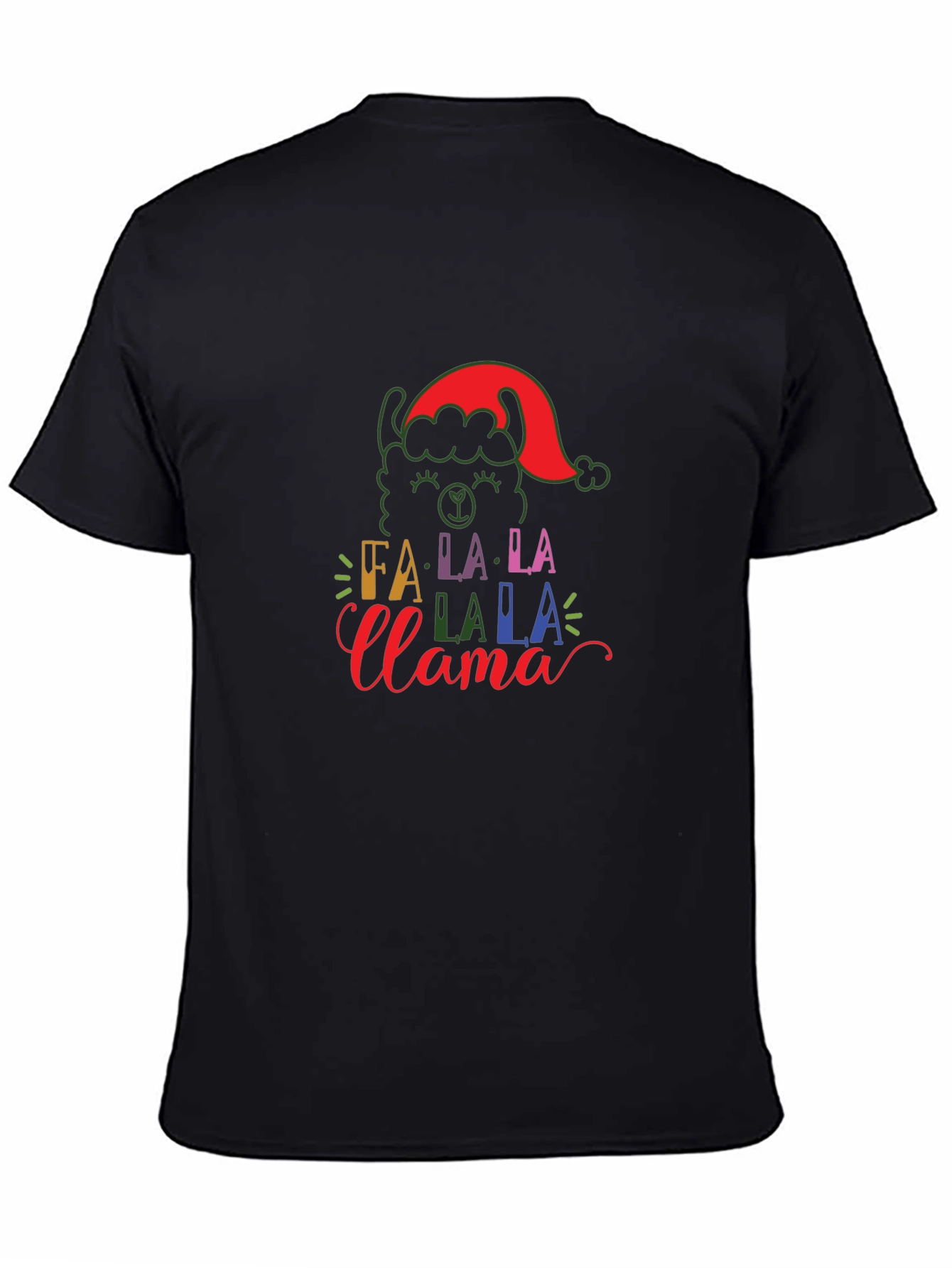 Festive Fa La La Llama Holiday T-Shirt