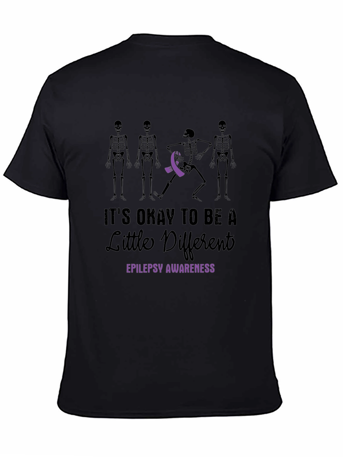 Epilepsy Awareness Skeleton Graphic Tee