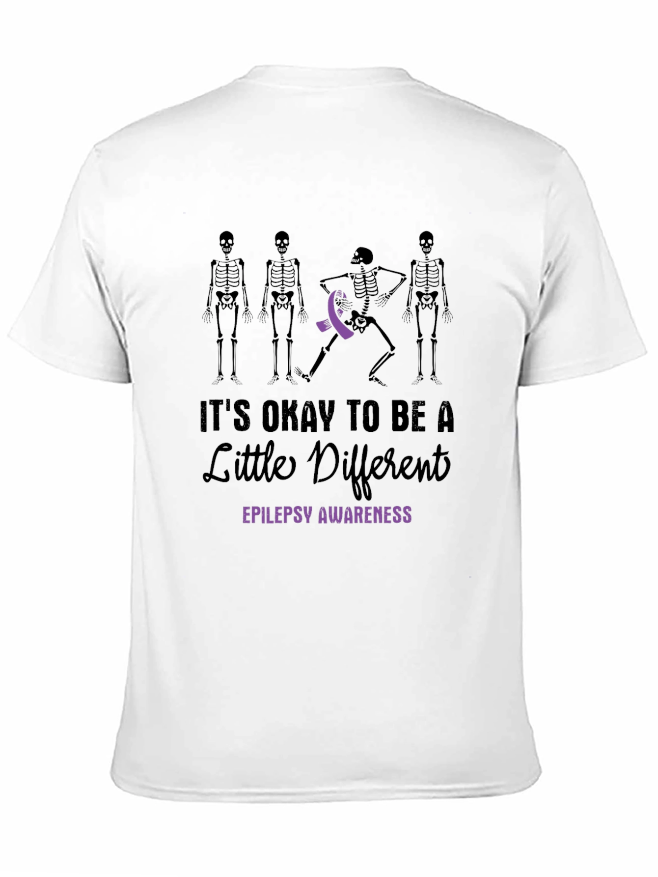 Epilepsy Awareness Skeleton Graphic Tee