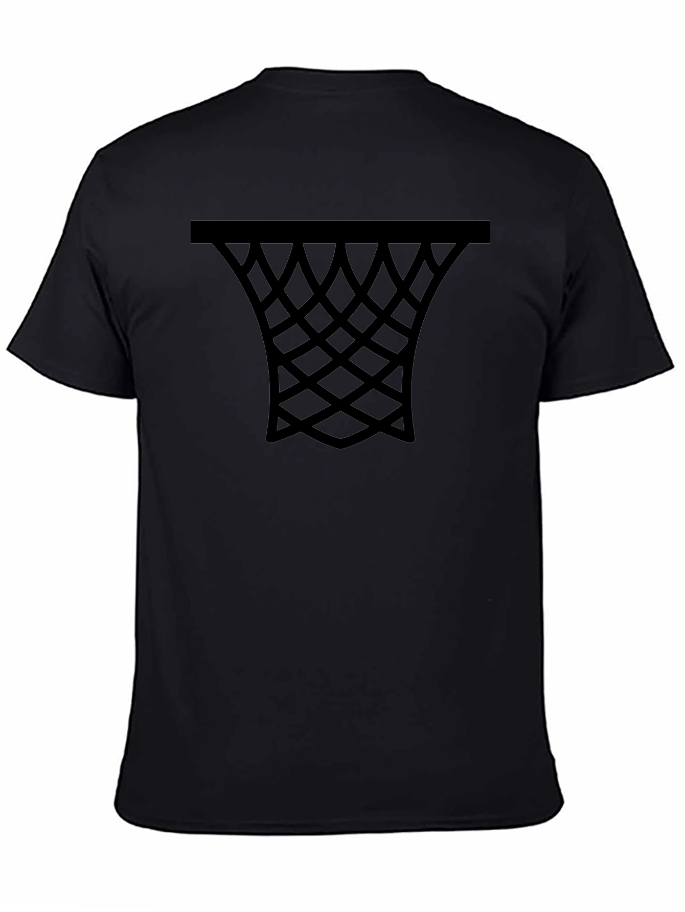 Basketball Hoop Net Graphic T-Shirt
