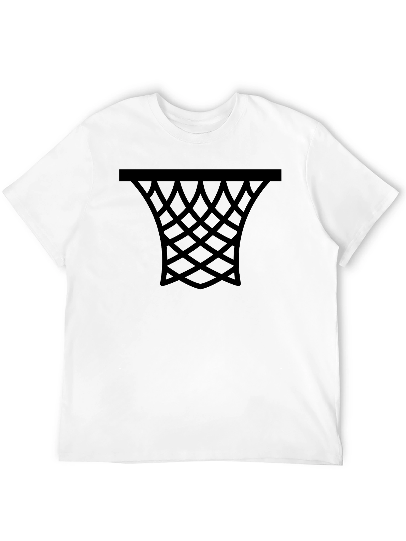 Basketball Hoop Net Graphic T-Shirt