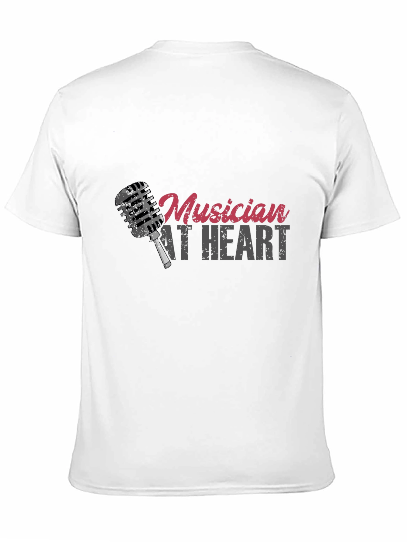 Musician At Heart Black T-Shirt