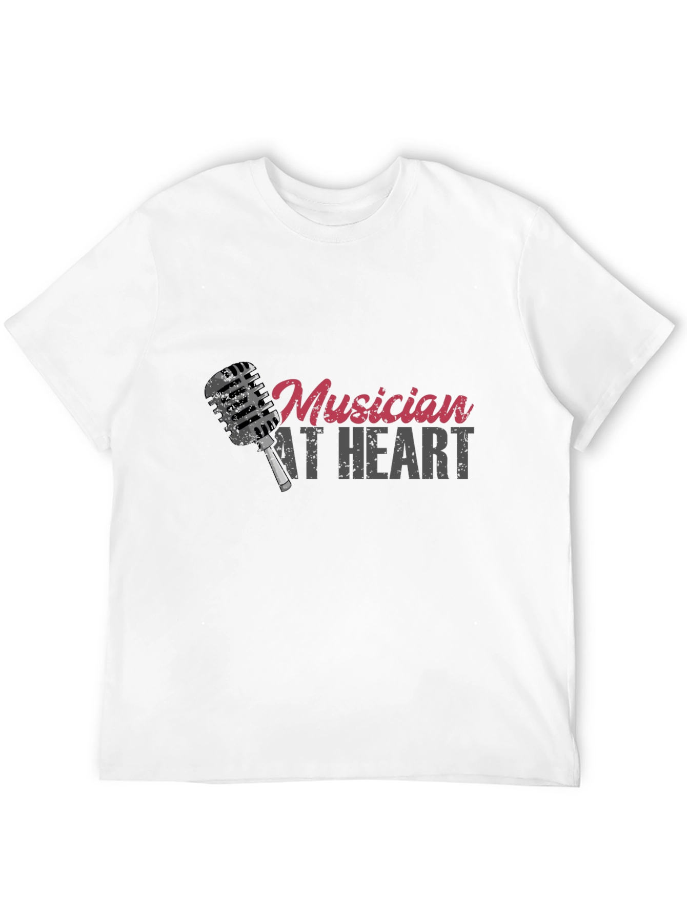 Musician At Heart Black T-Shirt