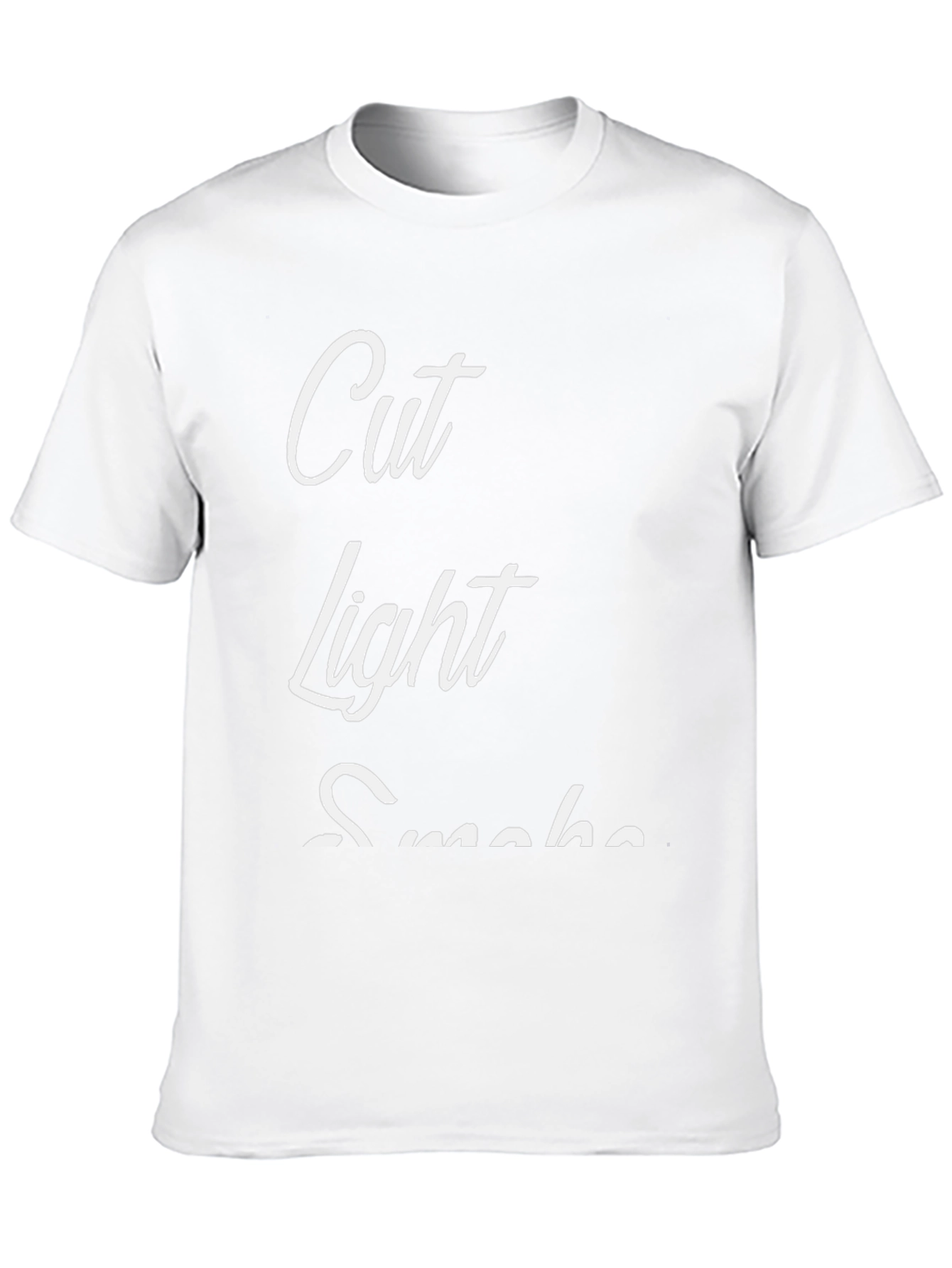 Cut Light Smoke Graphic Tee