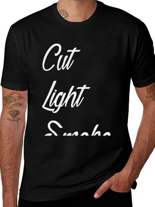 Cut Light Smoke Graphic Tee