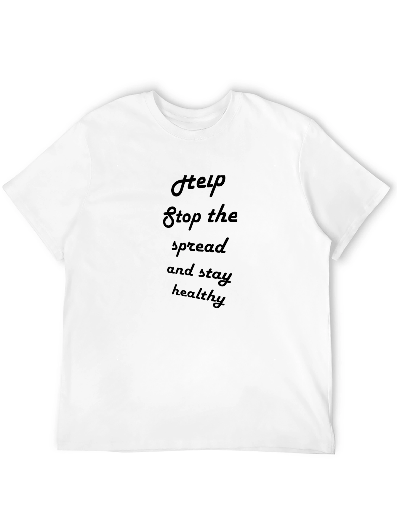 Help Stop the Spread Black Graphic Tee