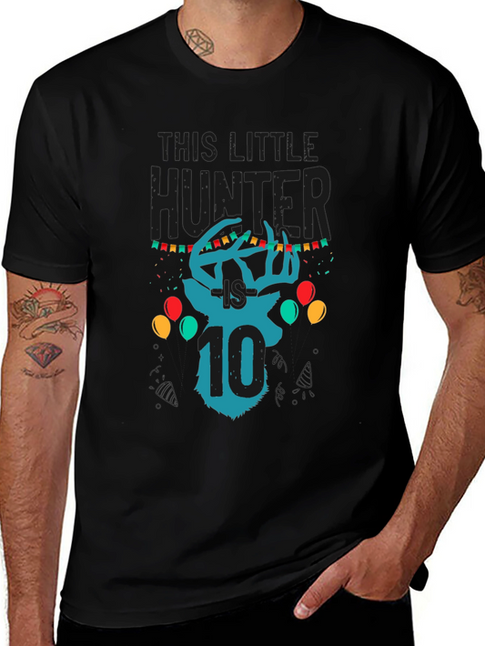 This Little Hunter 10th Birthday T-Shirt