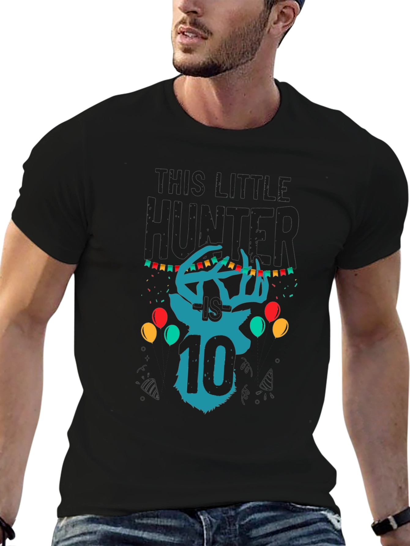 This Little Hunter 10th Birthday T-Shirt