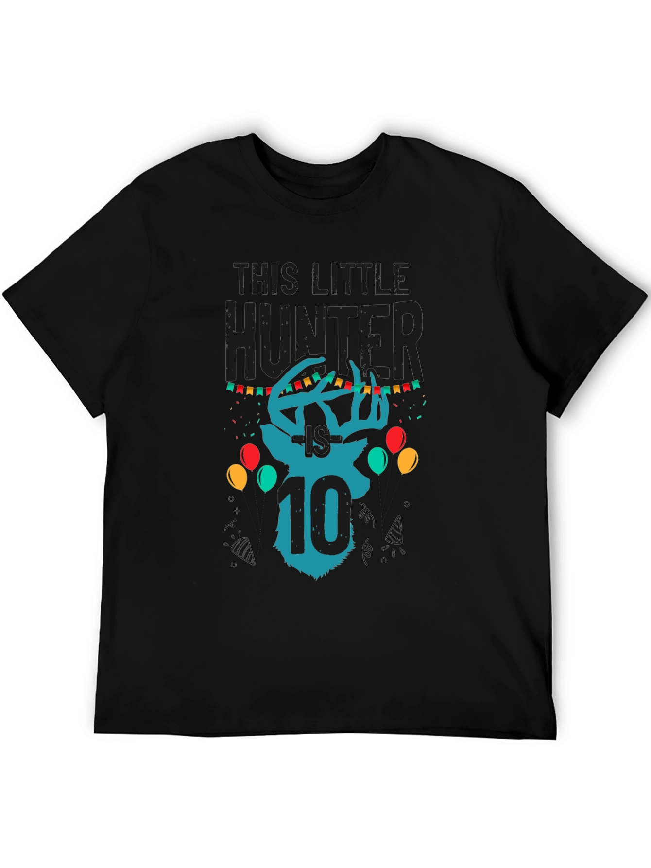 This Little Hunter 10th Birthday T-Shirt