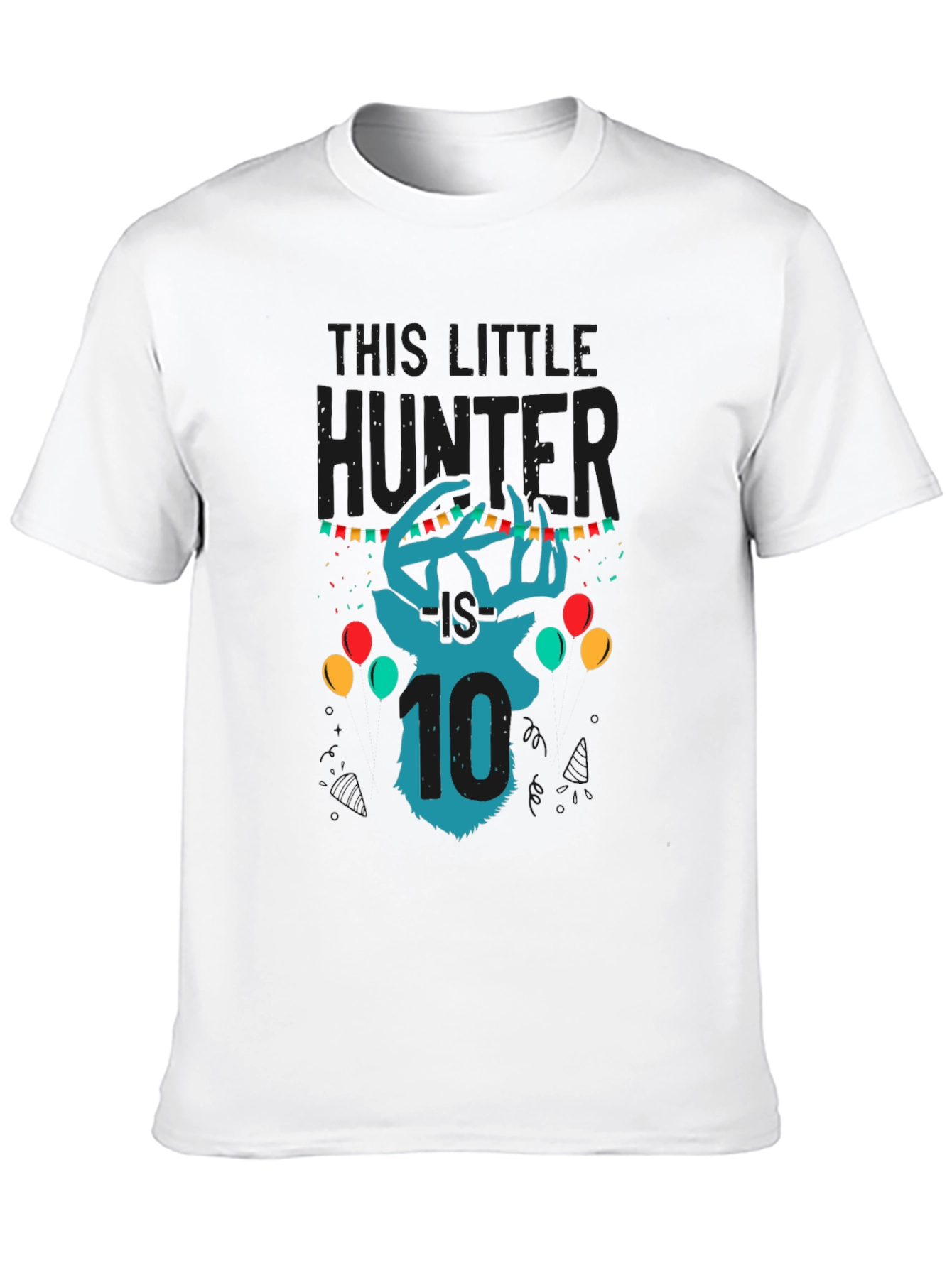 This Little Hunter 10th Birthday T-Shirt
