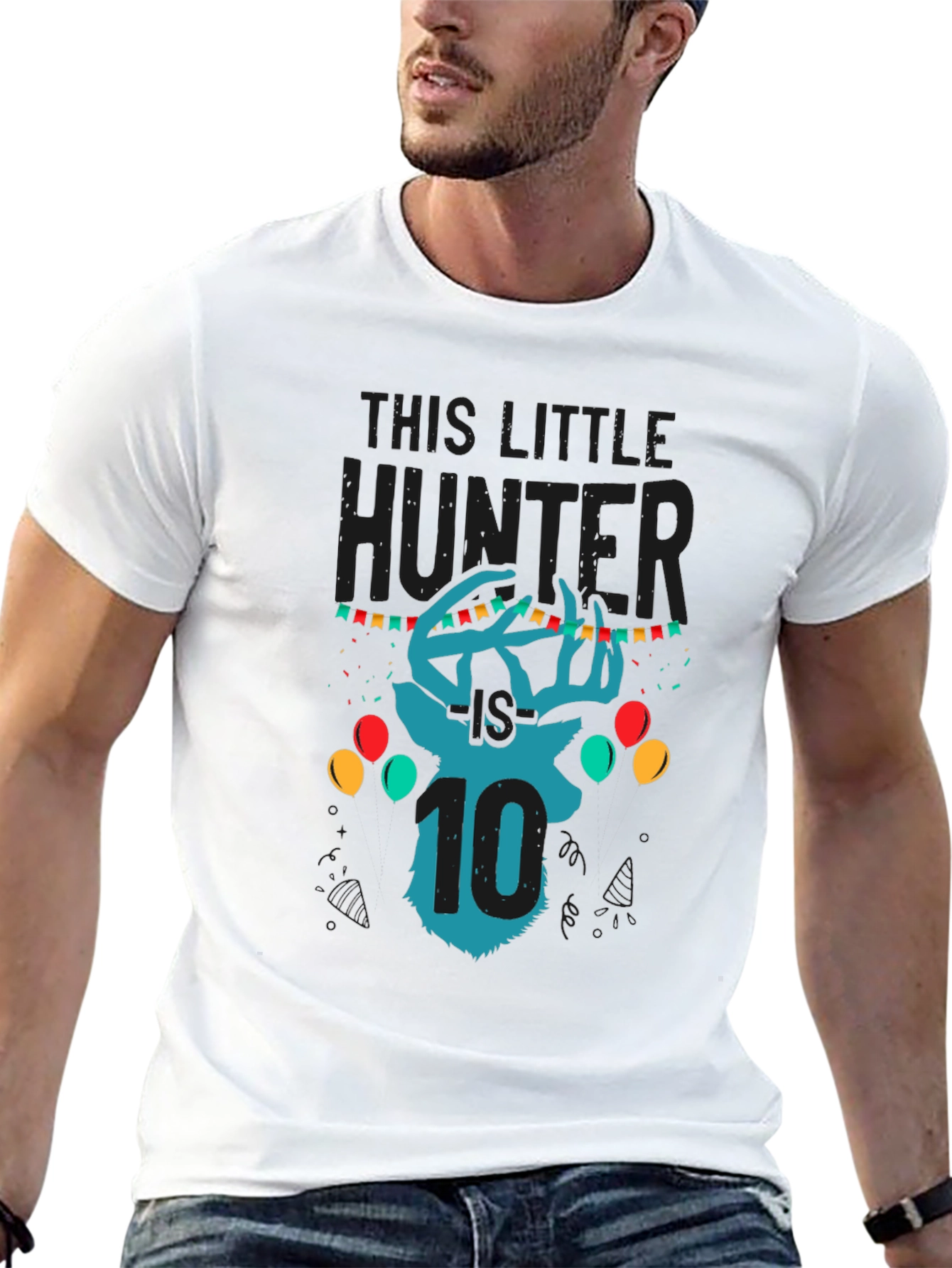This Little Hunter 10th Birthday T-Shirt