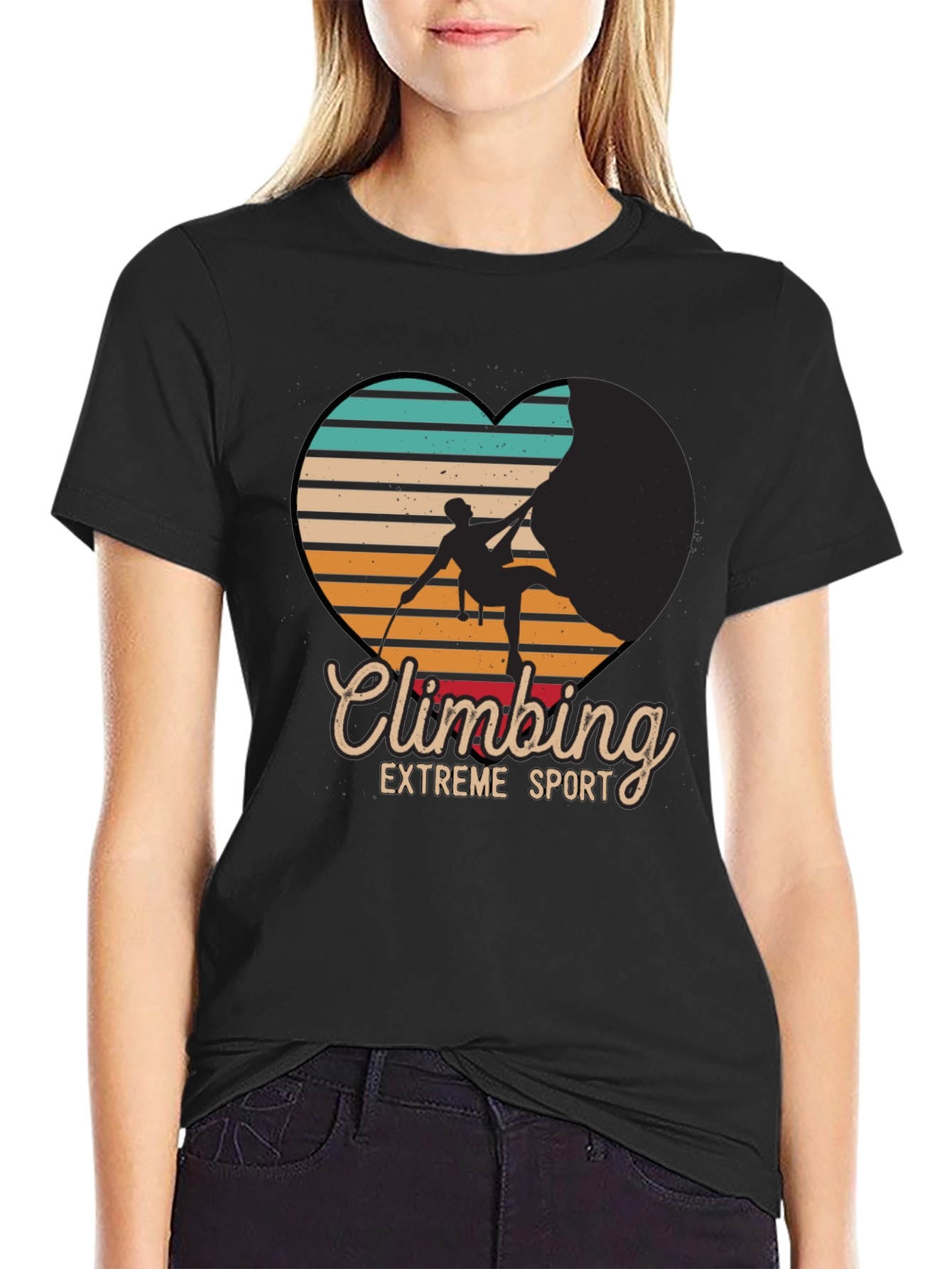 Climbing Extreme Sport T-Shirt