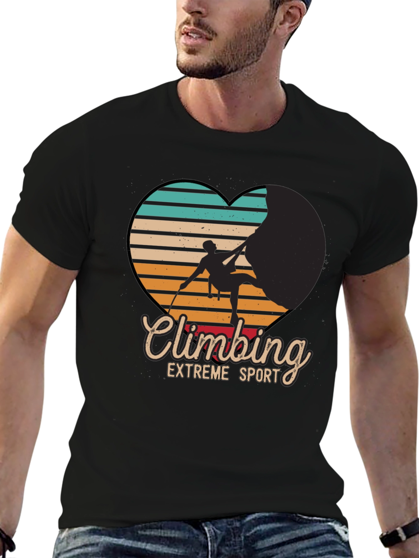Climbing Extreme Sport T-Shirt