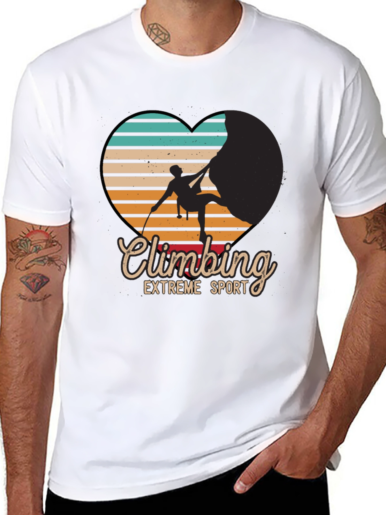 Climbing Extreme Sport T-Shirt