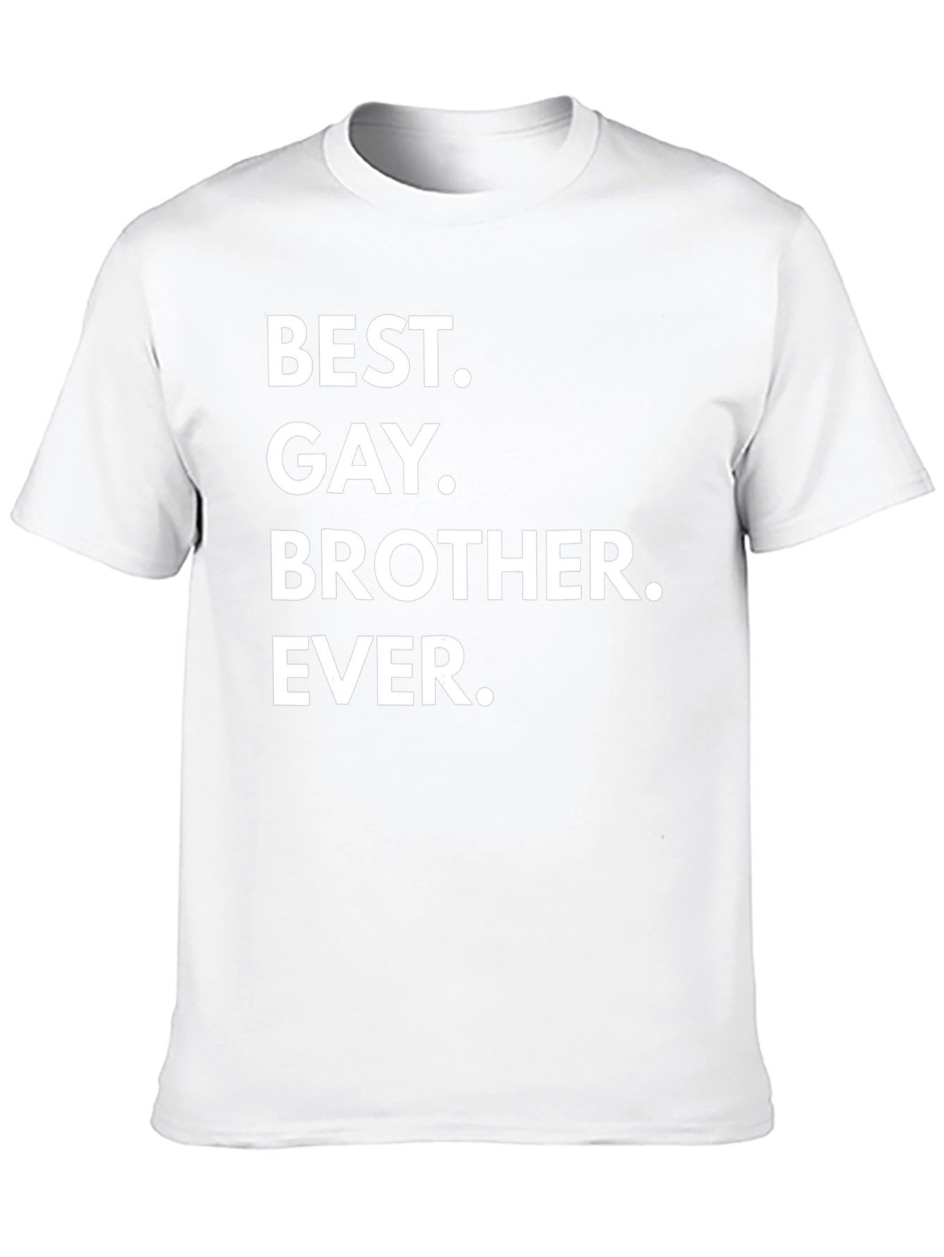 Best Gay Brother Ever Black Graphic T-Shirt