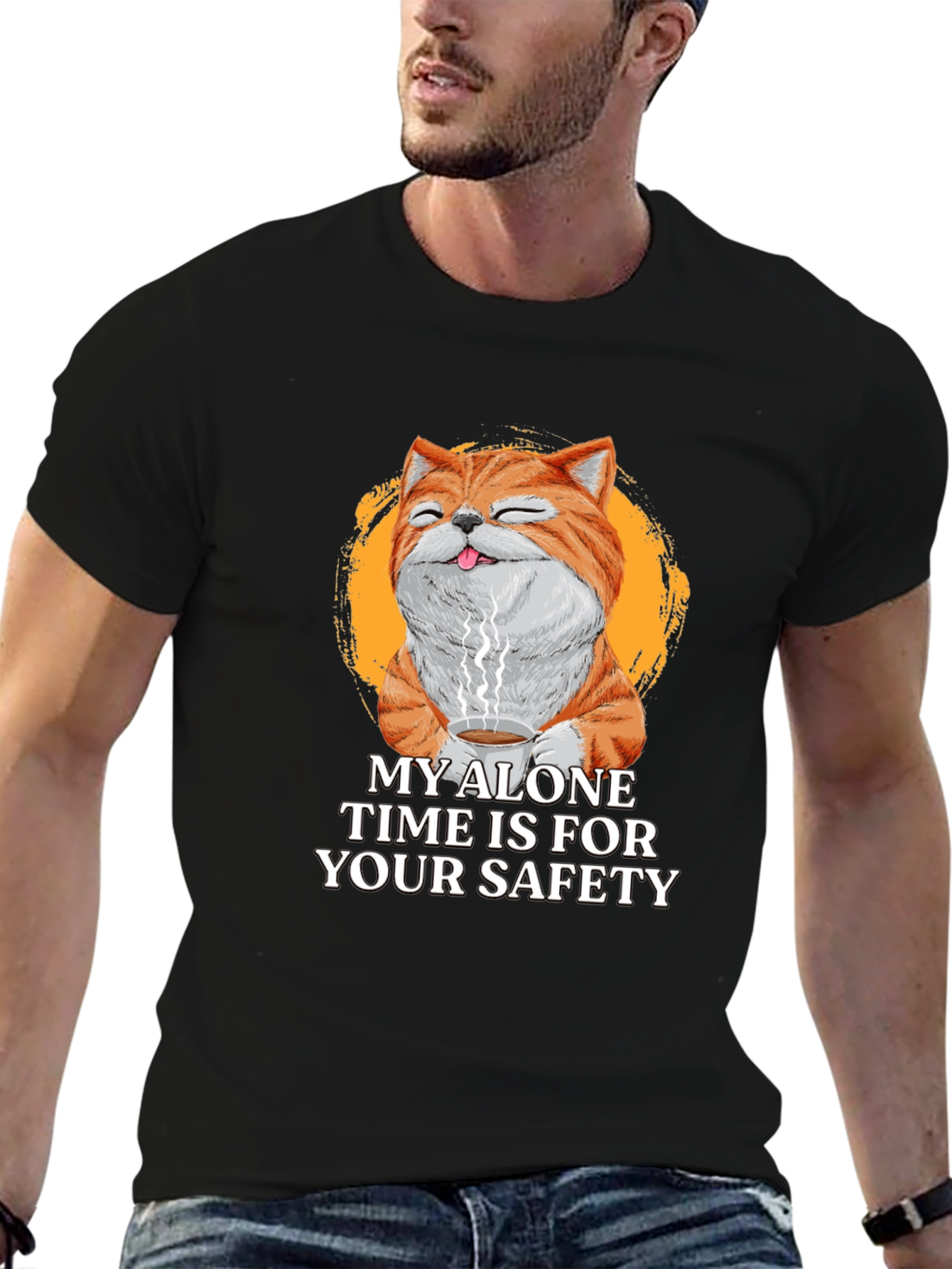Funny Cat Alone Time T-Shirt