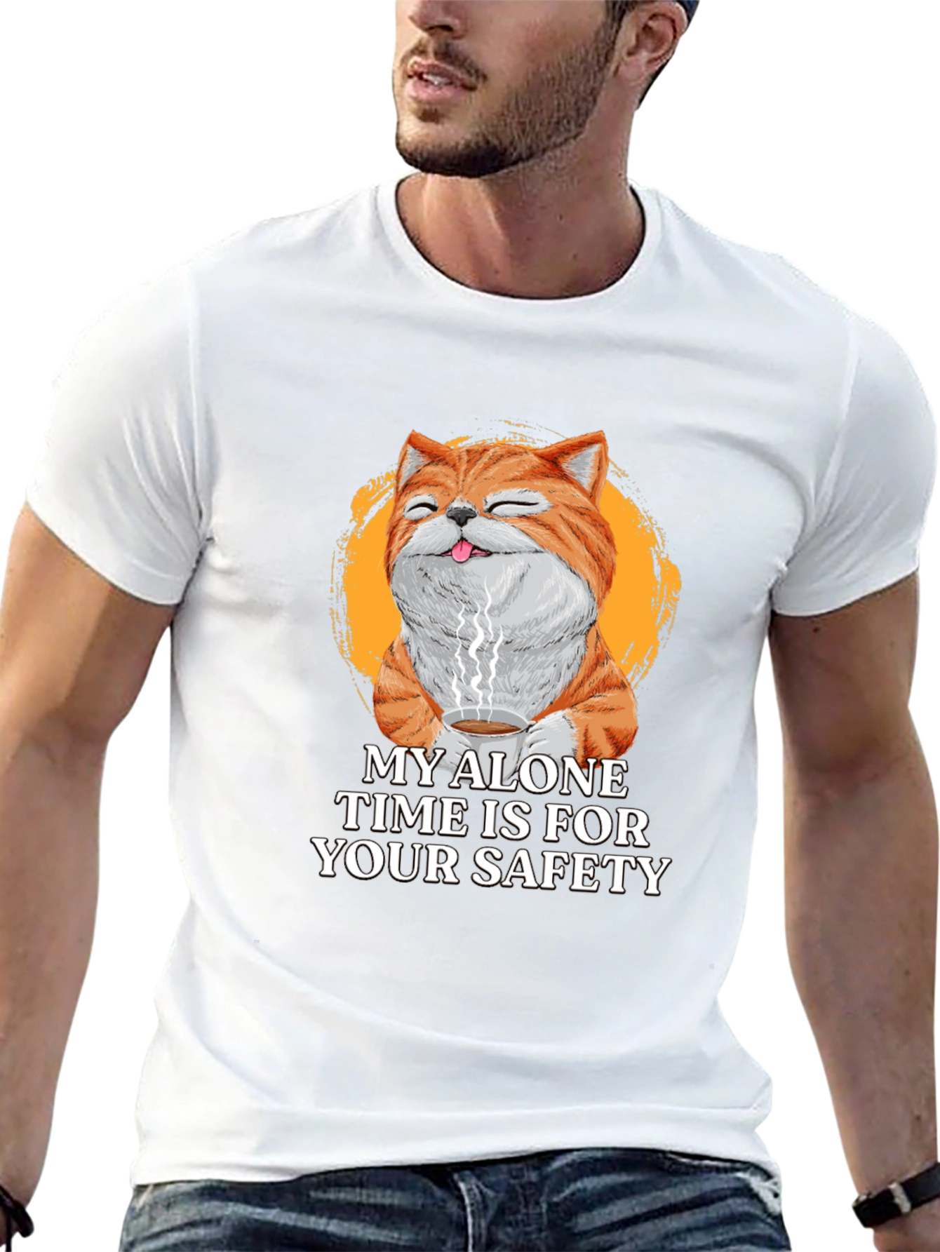 Funny Cat Alone Time T-Shirt
