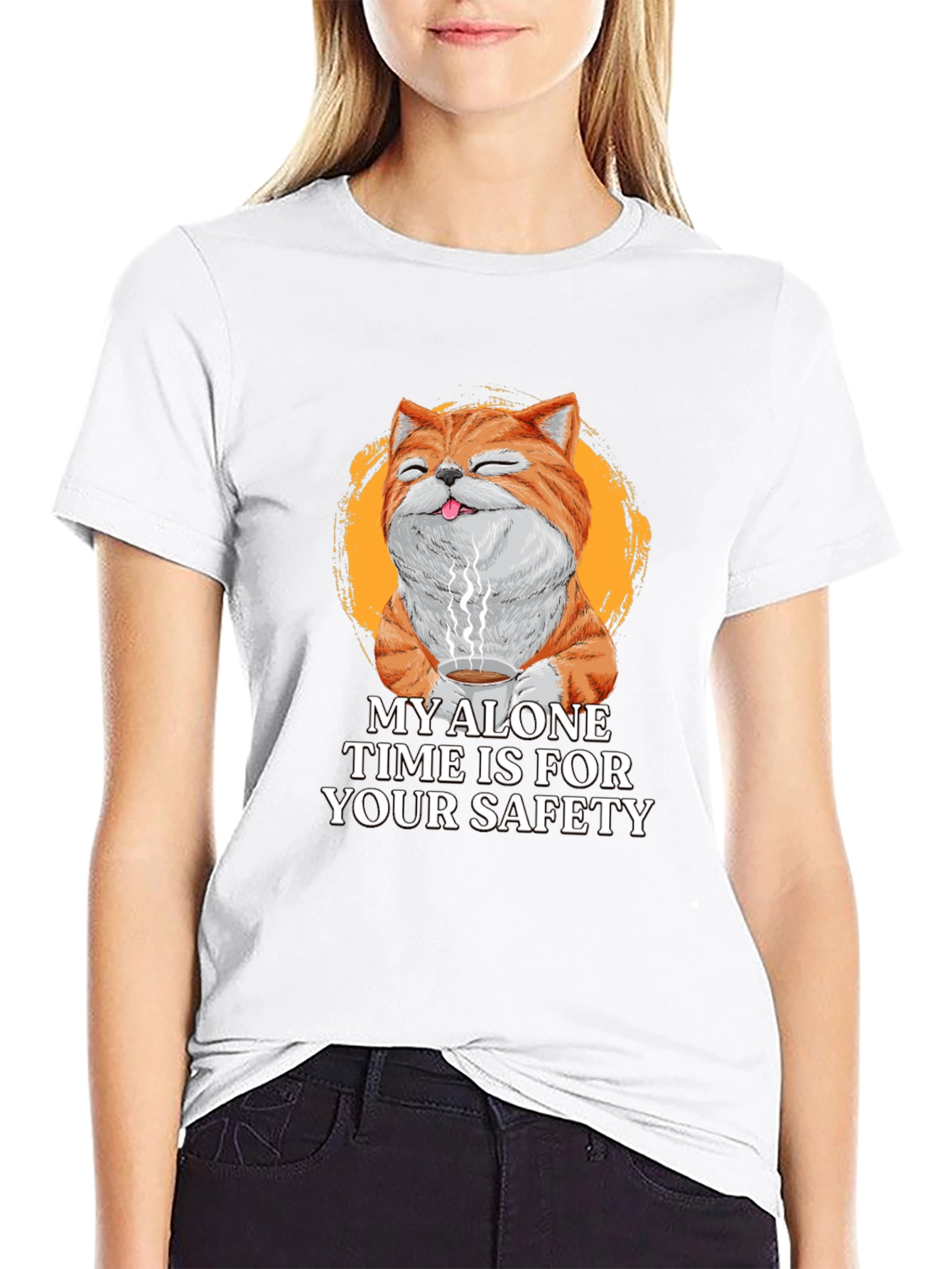 Funny Cat Alone Time T-Shirt