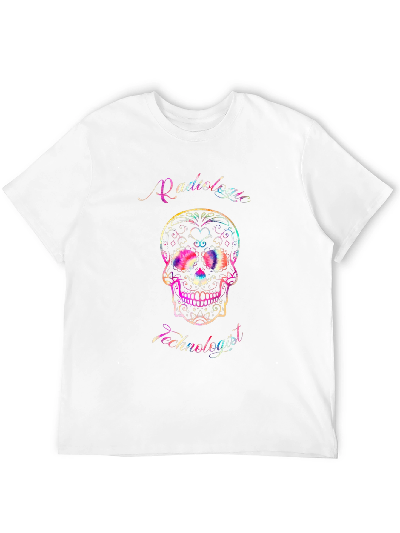 Radiologic Technologist Sugar Skull T-Shirt