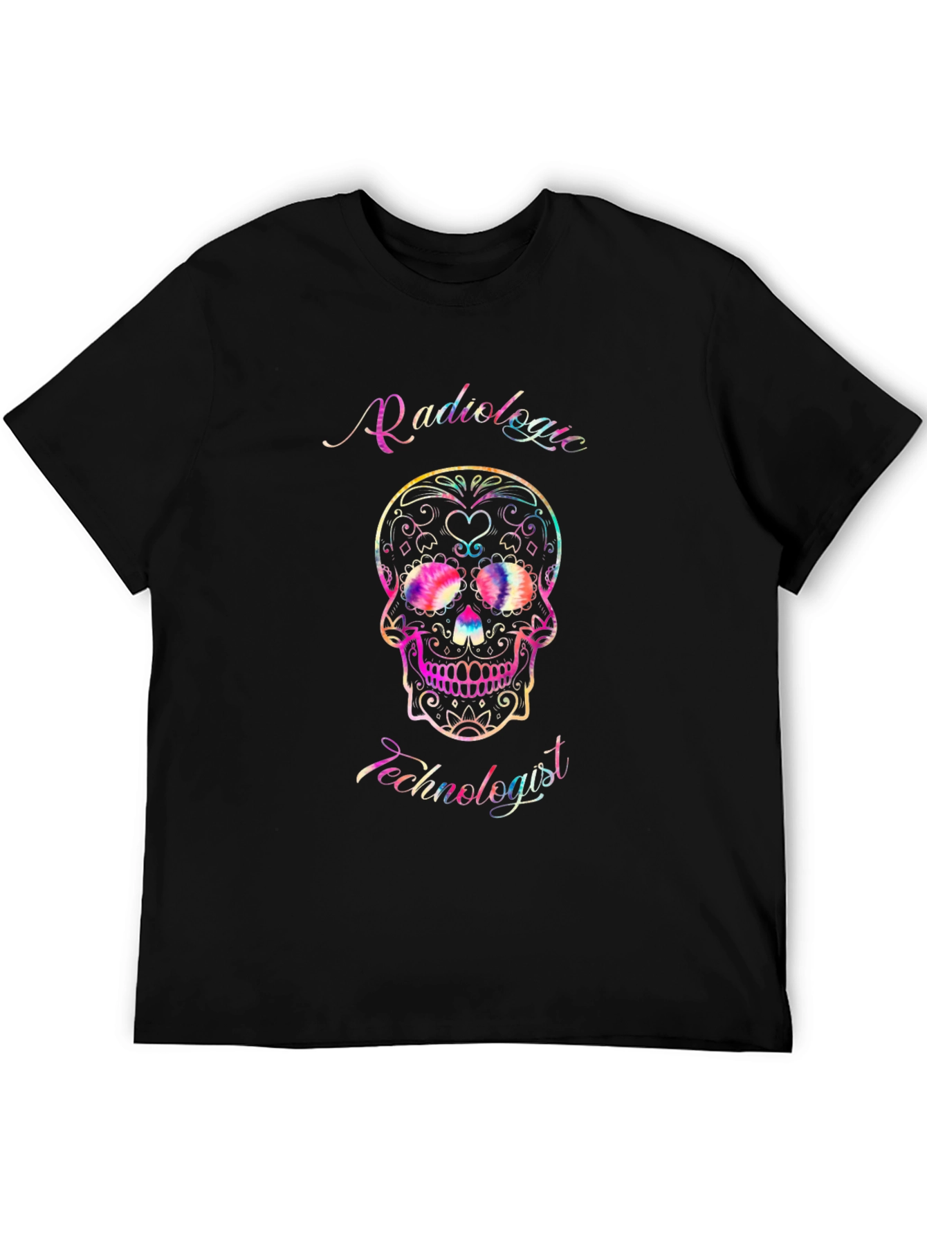 Radiologic Technologist Sugar Skull T-Shirt