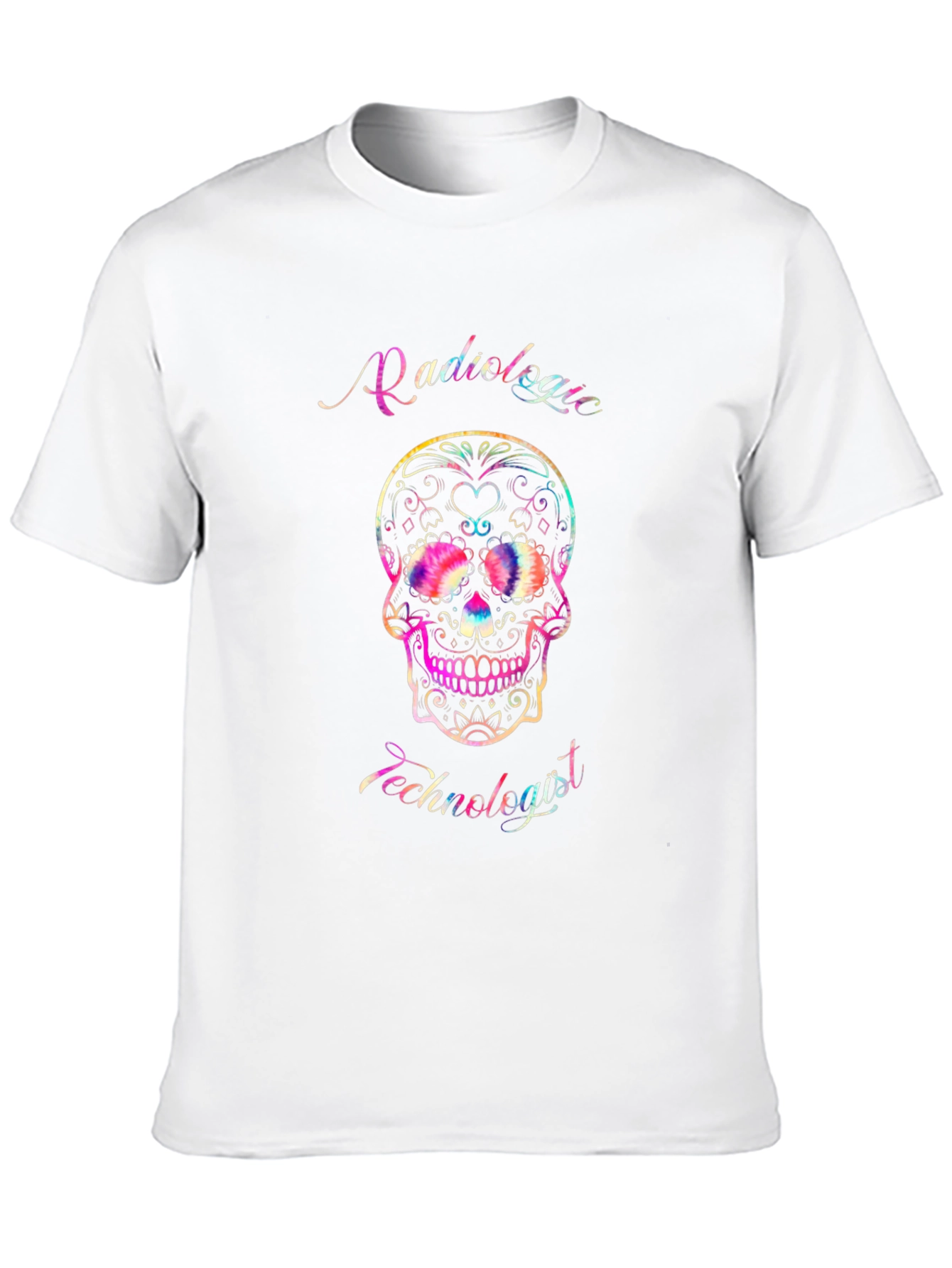 Radiologic Technologist Sugar Skull T-Shirt