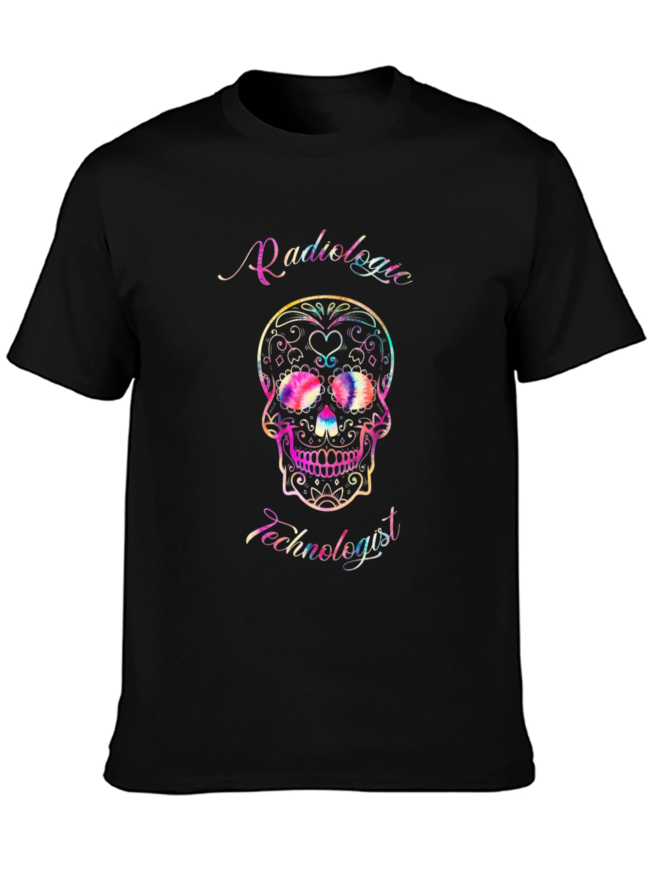 Radiologic Technologist Sugar Skull T-Shirt
