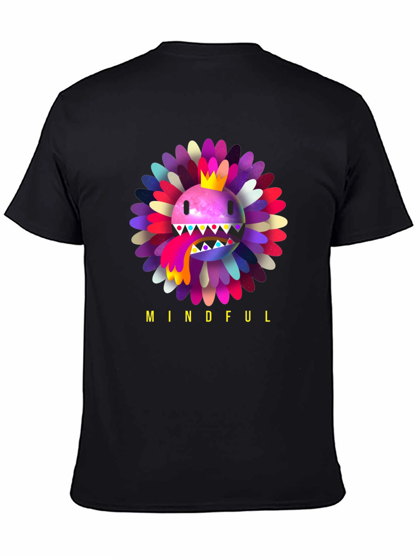 Mindful Flower Graphic Tee - Trendy Casual Wear