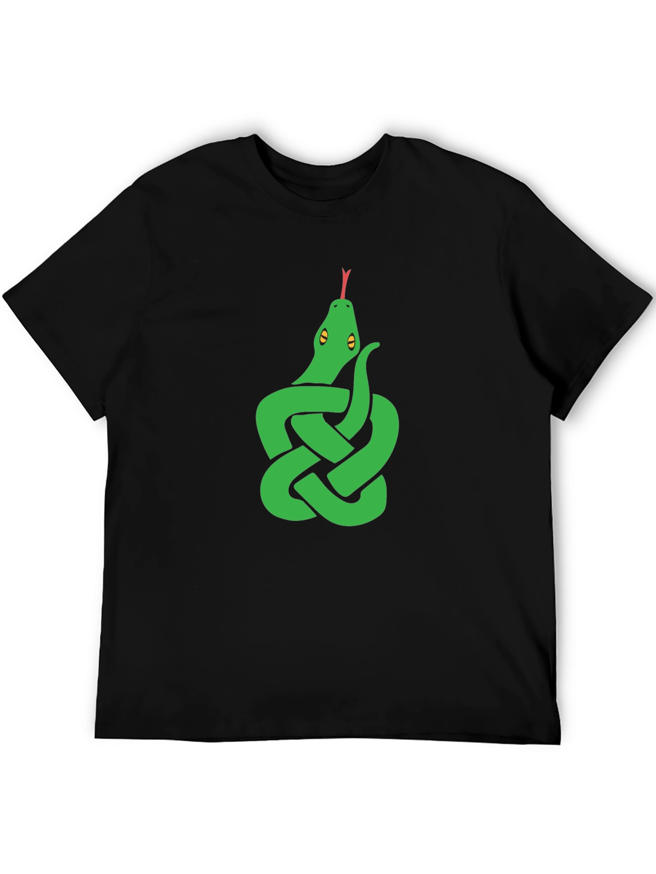 Knot Snake Graphic Tee - Black