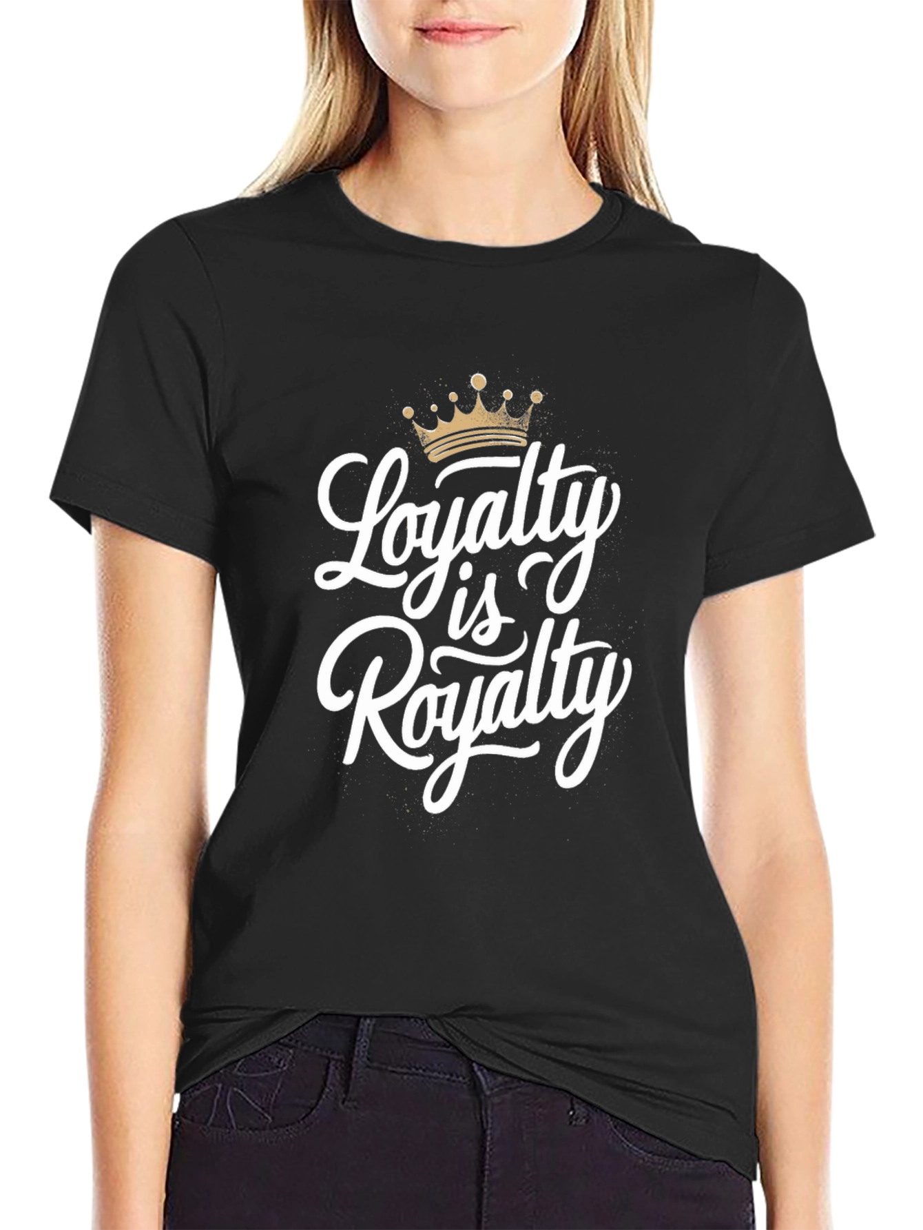 Loyalty is Royalty Graphic Tee - Black