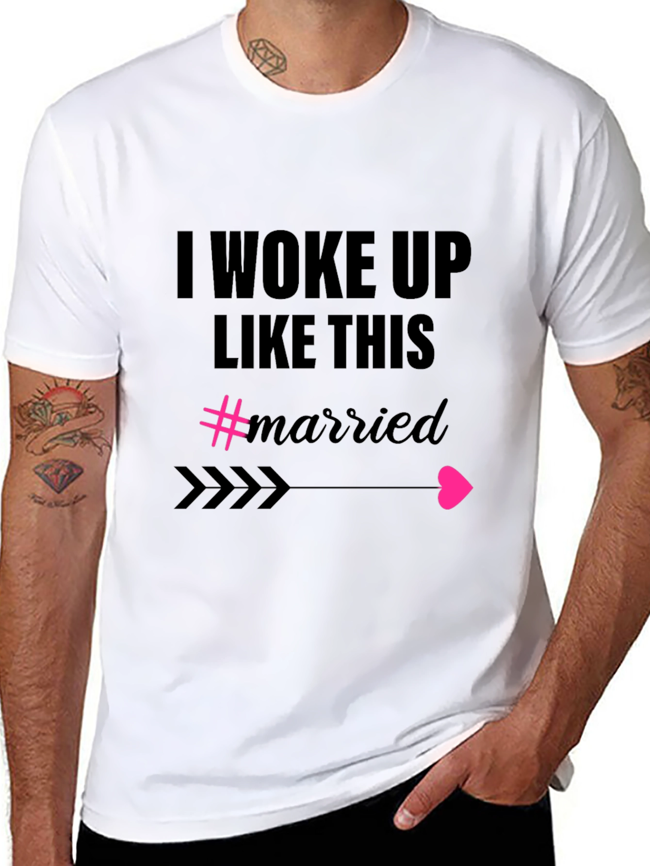 Woke Up Like This Married Graphic Tee