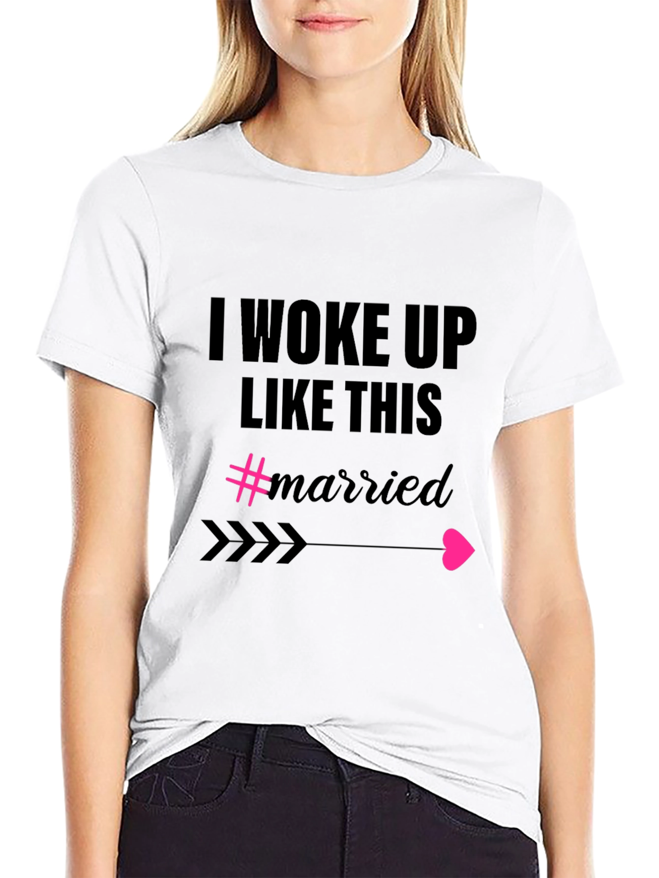 Woke Up Like This Married Graphic Tee