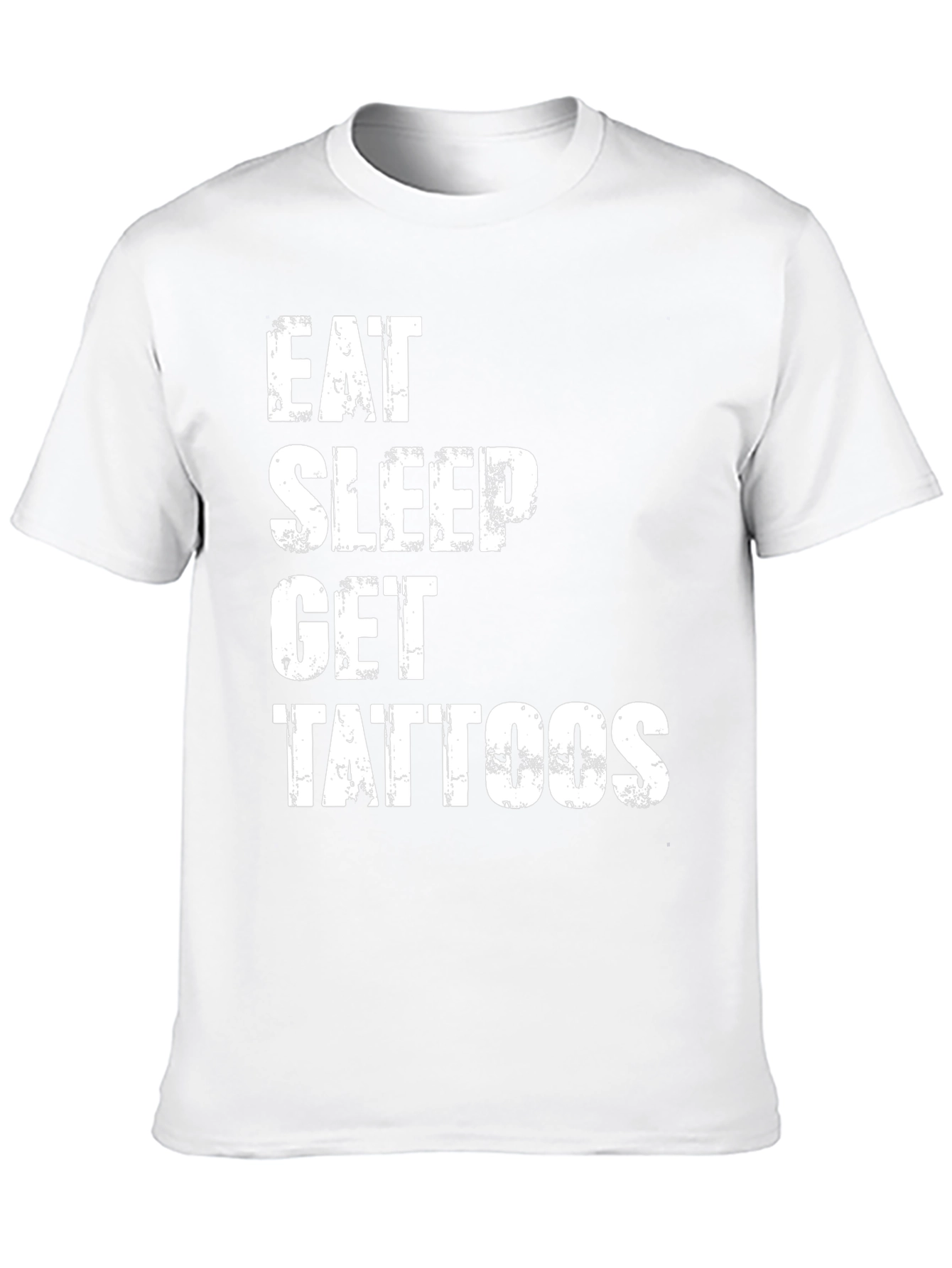 Eat Sleep Get Tattoos Black T-Shirt