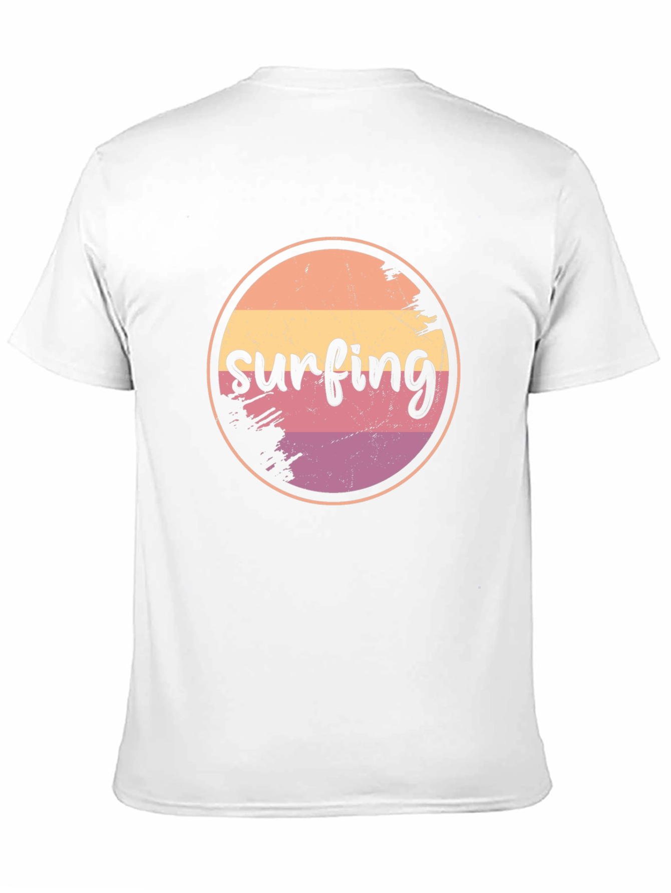 Retro Surfing Graphic T-Shirt