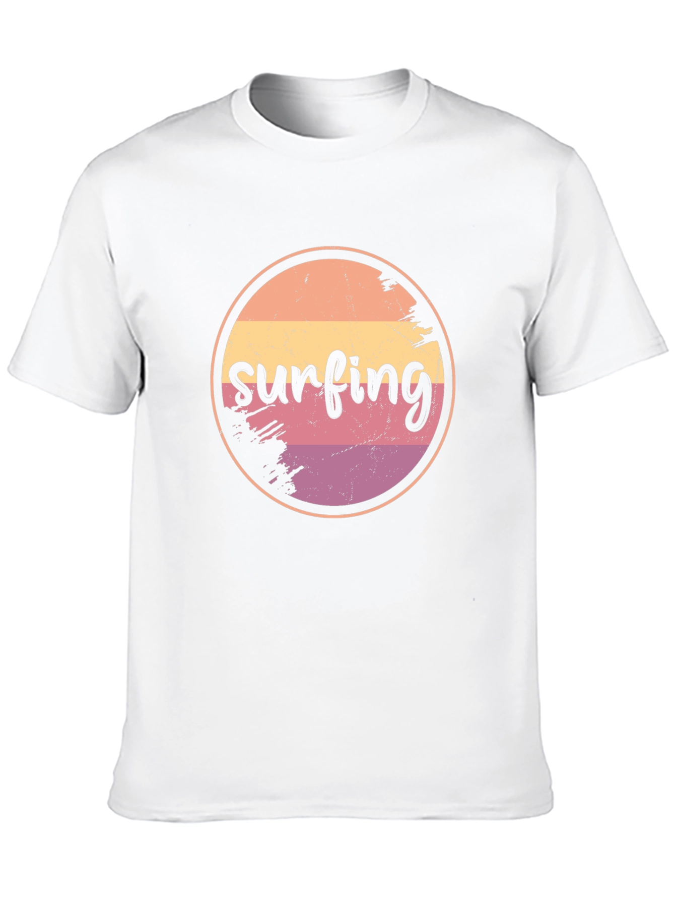 Retro Surfing Graphic T-Shirt