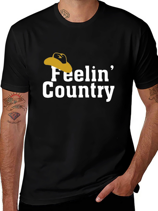 Feelin Country Graphic Tee - Black