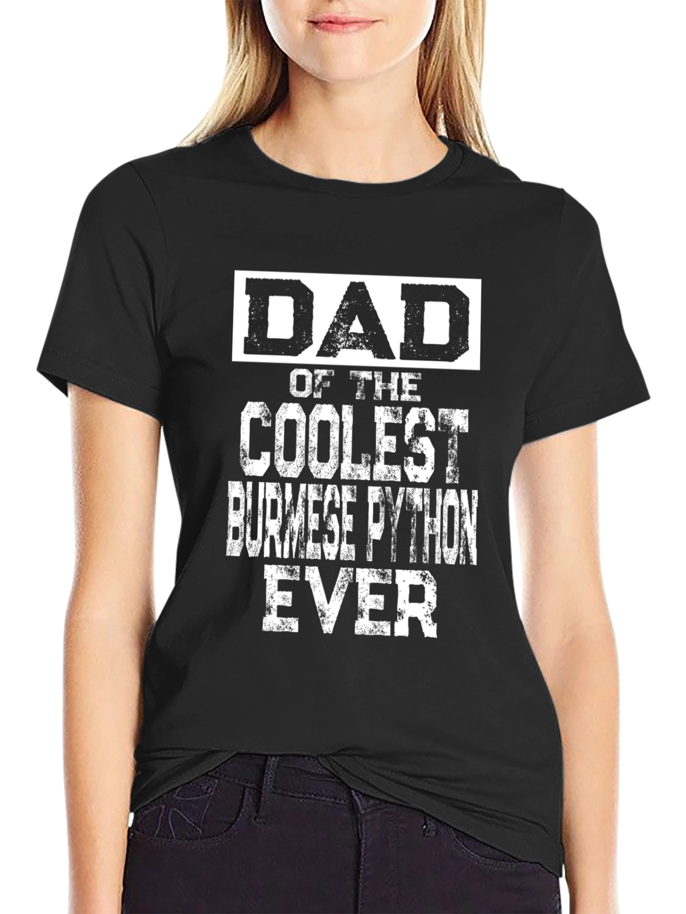Dad of Coolest Burmese Python Ever Graphic Tee