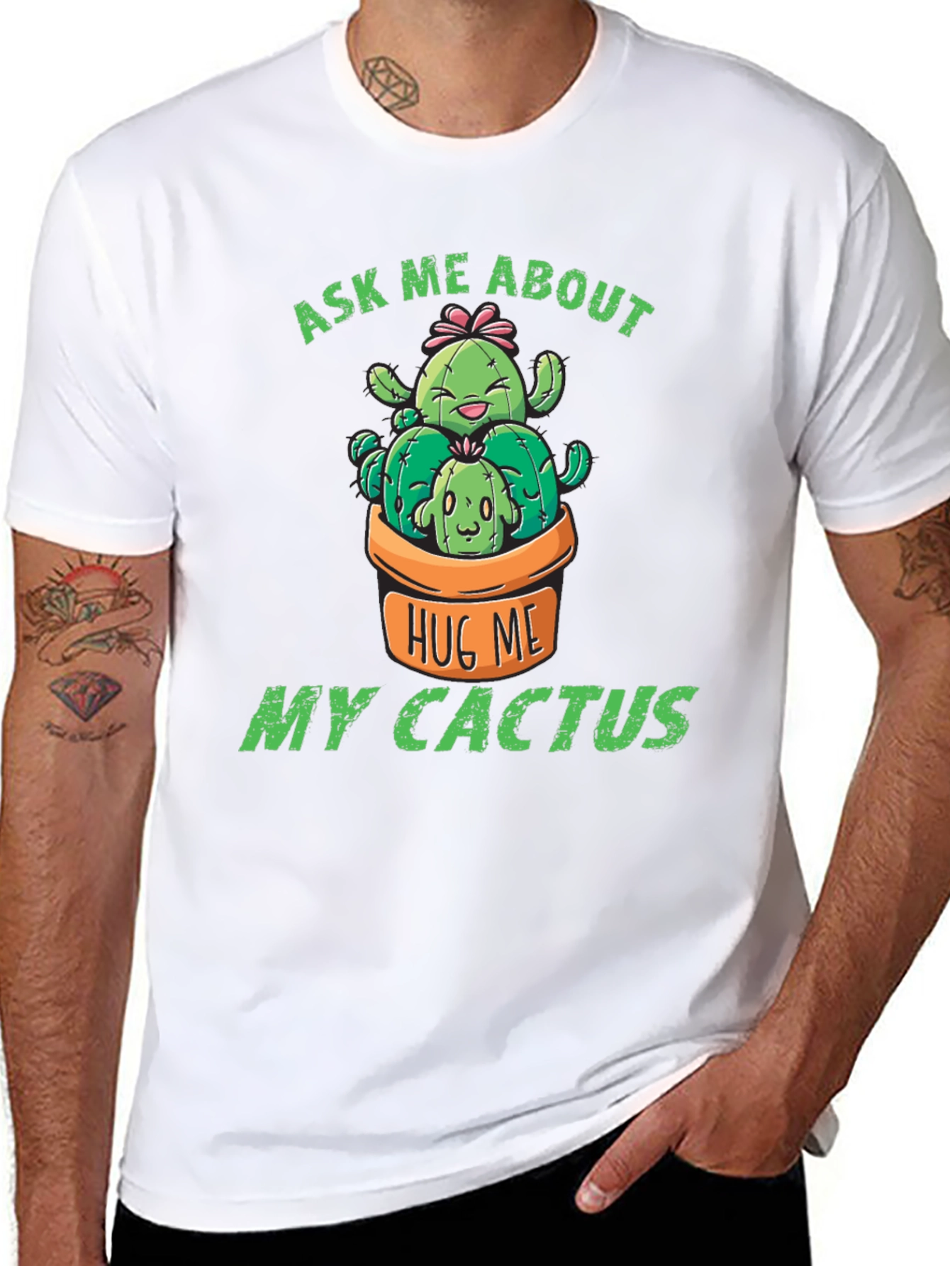 Ask Me About My Cactus T-Shirt