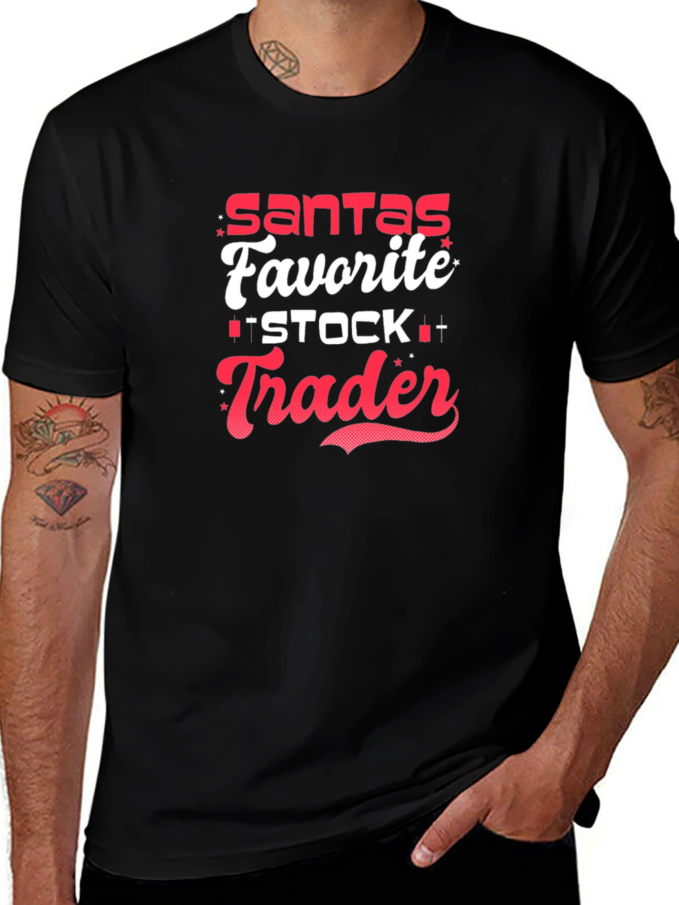 Santas Favorite Stock Trader T-Shirt