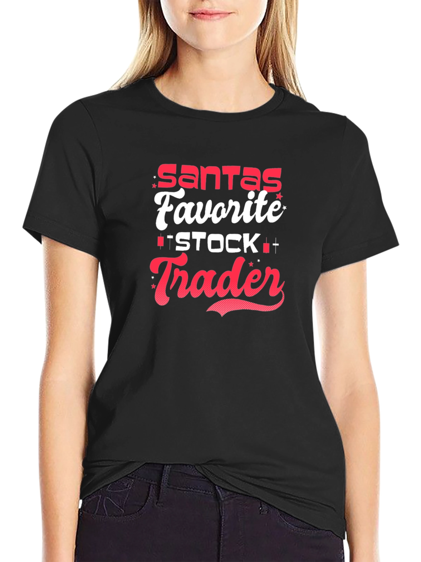 Santas Favorite Stock Trader T-Shirt