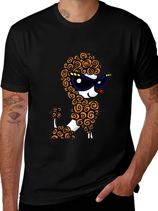 Cool Poodle T-Shirt - Fun Graphic Tee for Dog Lovers